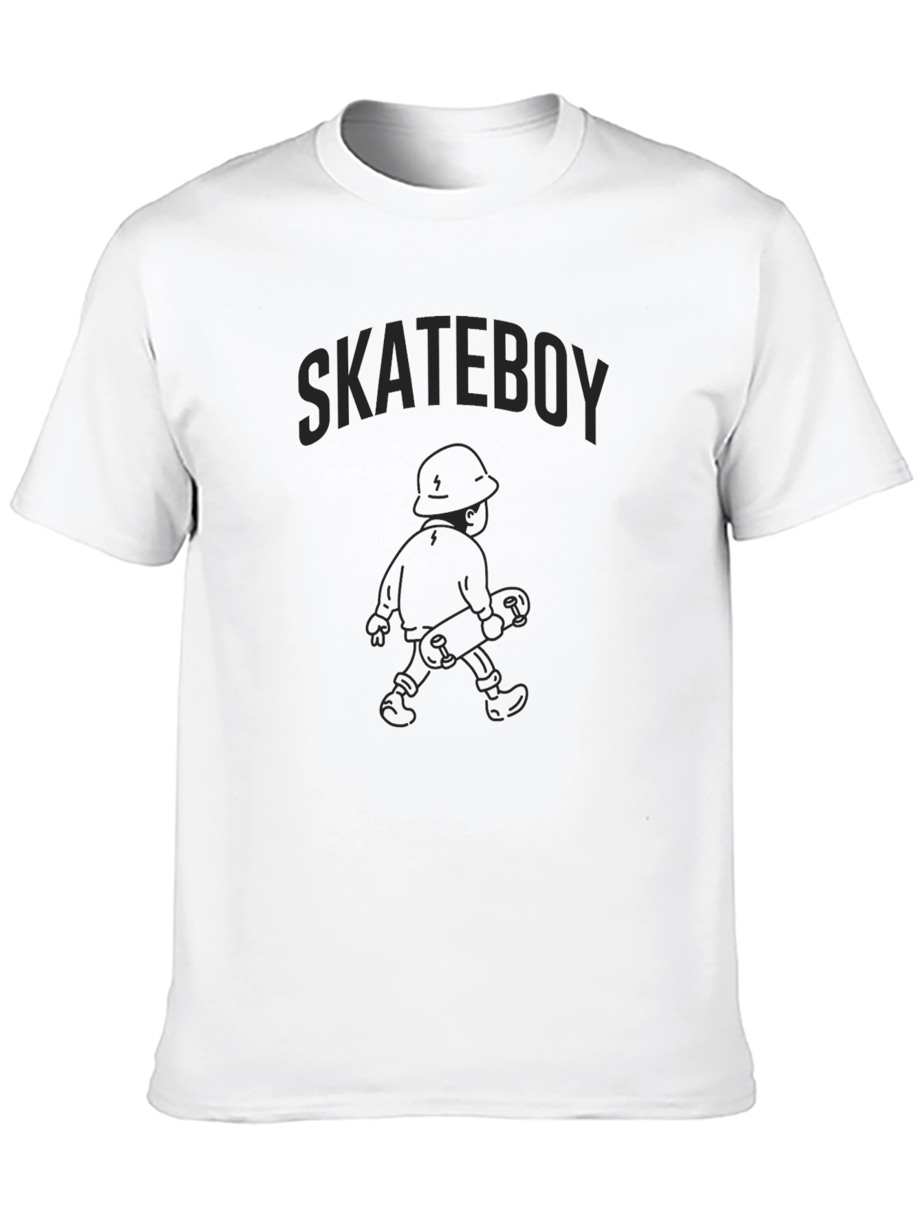 Skateboy Graphic Tee - Cool Cartoon Skater T-Shirt