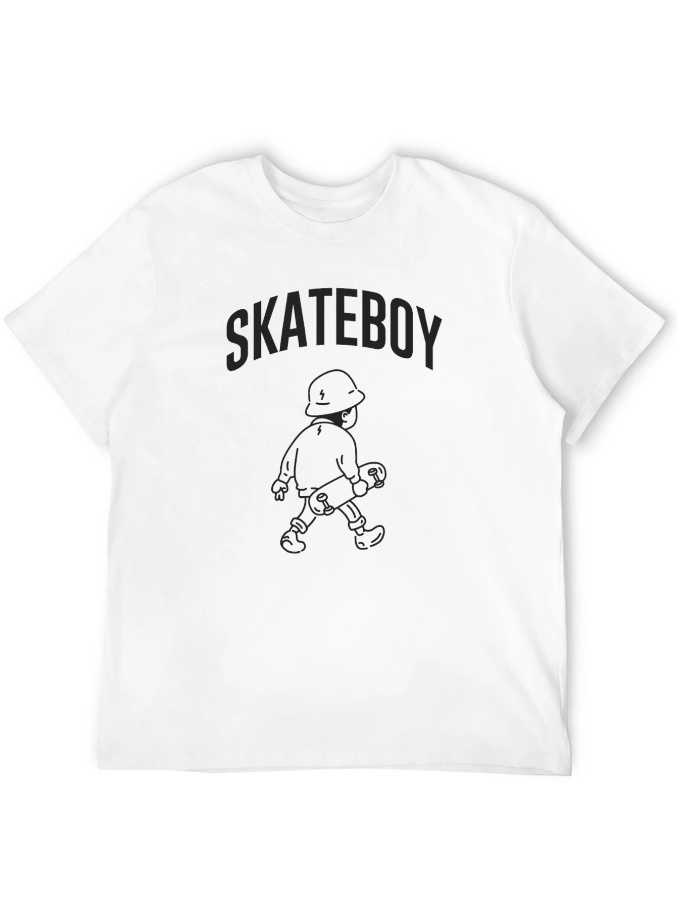 Skateboy Graphic Tee - Cool Cartoon Skater T-Shirt
