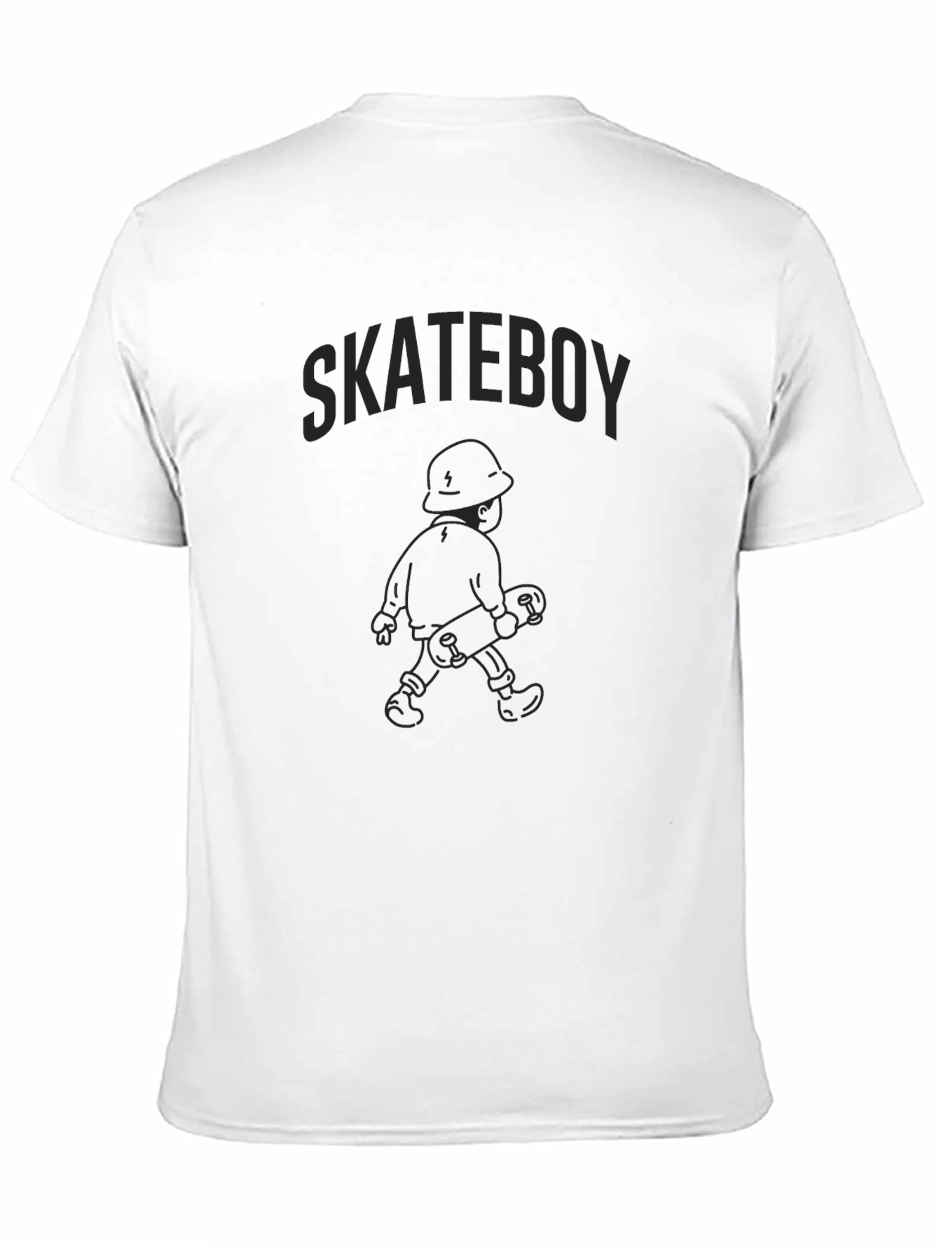 Skateboy Graphic Tee - Cool Cartoon Skater T-Shirt