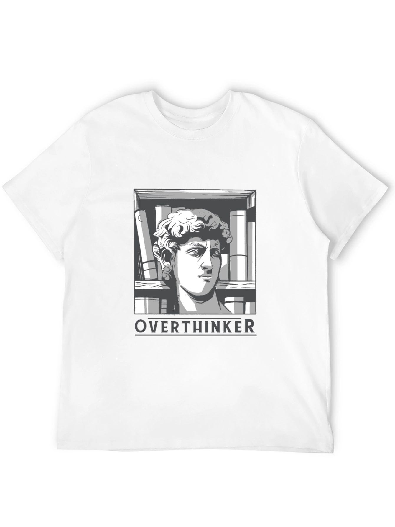 Overthinker T-Shirt - Thoughtful Philosopher Design