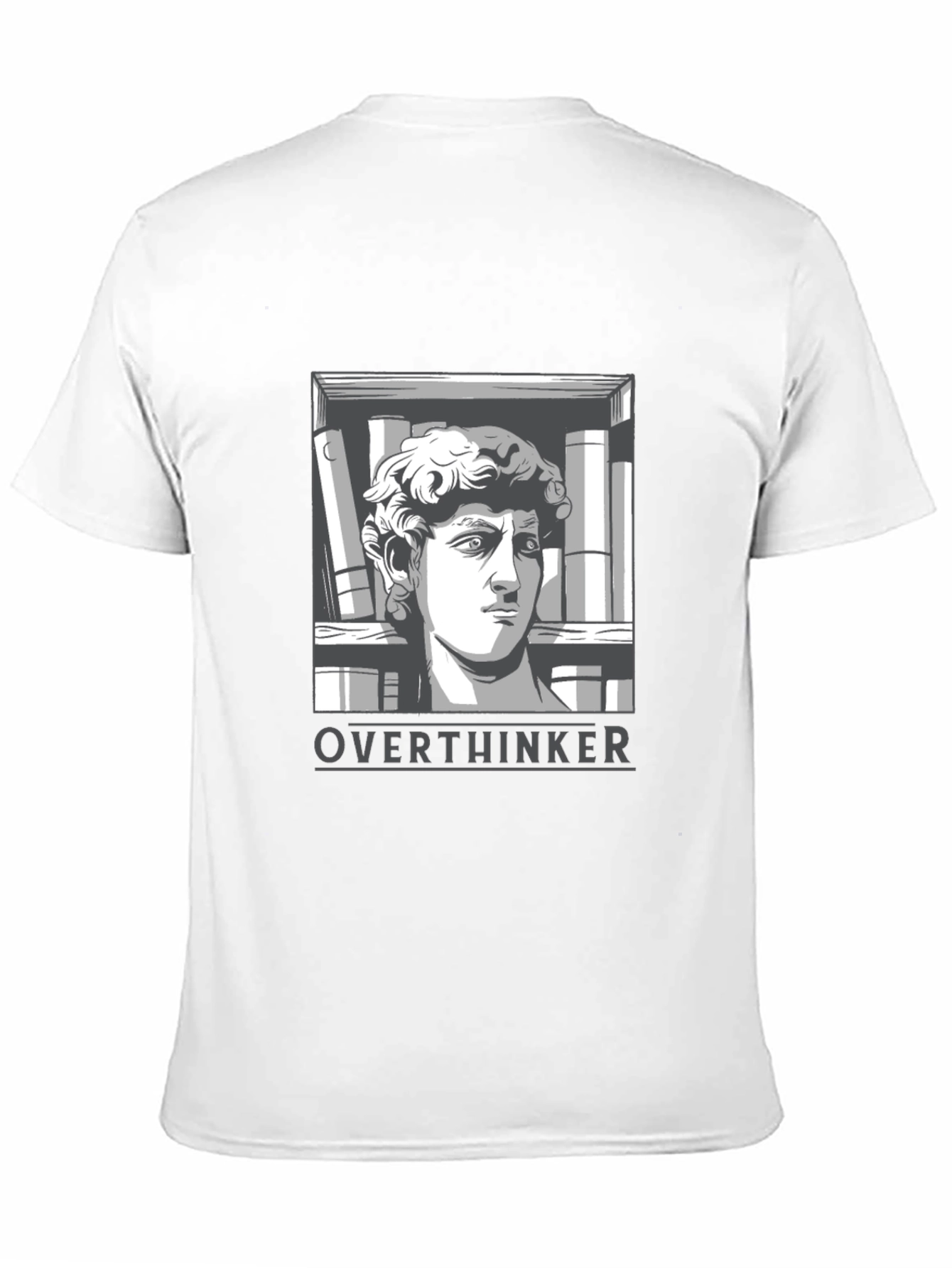 Overthinker T-Shirt - Thoughtful Philosopher Design