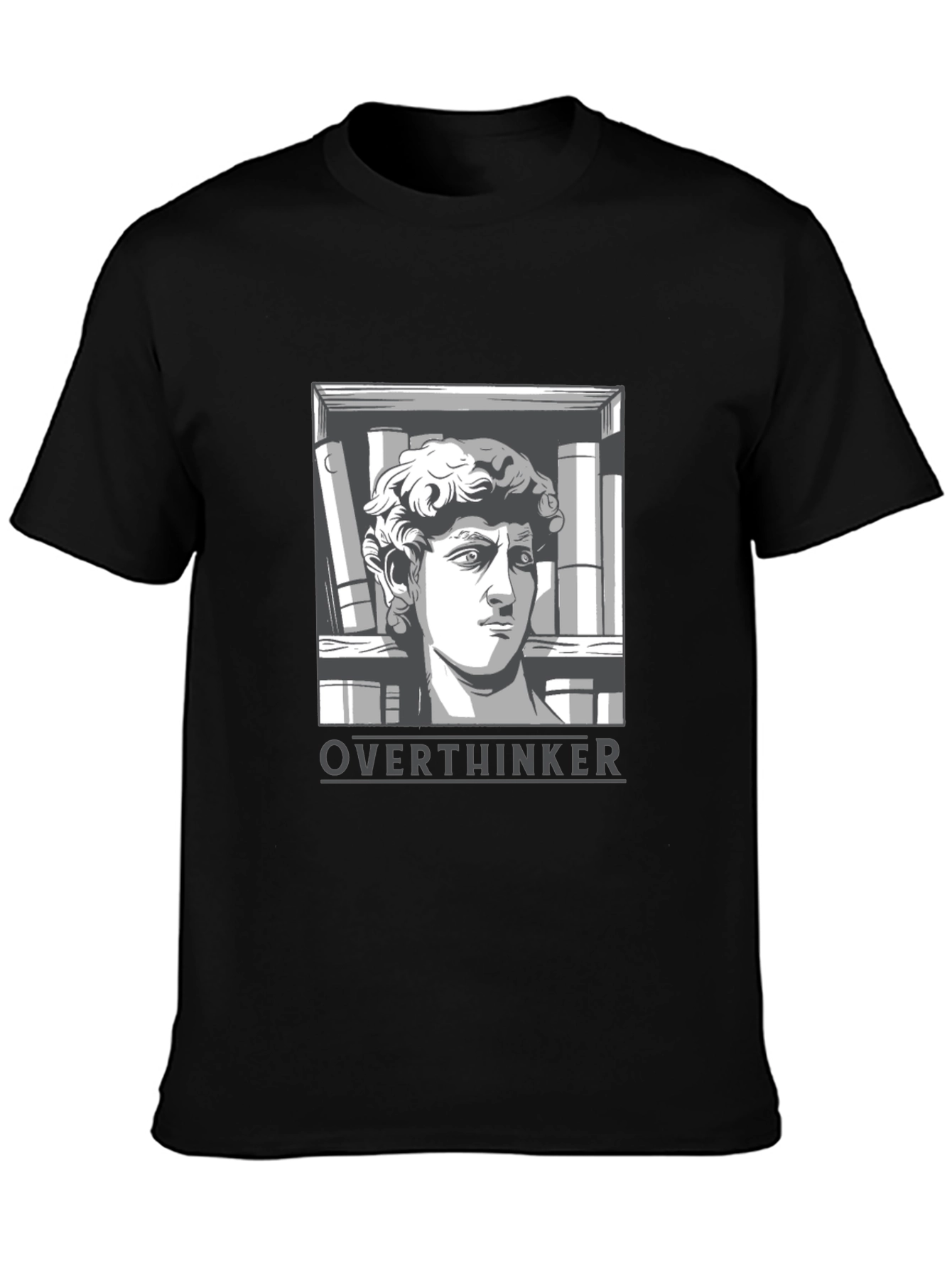 Overthinker T-Shirt - Thoughtful Philosopher Design
