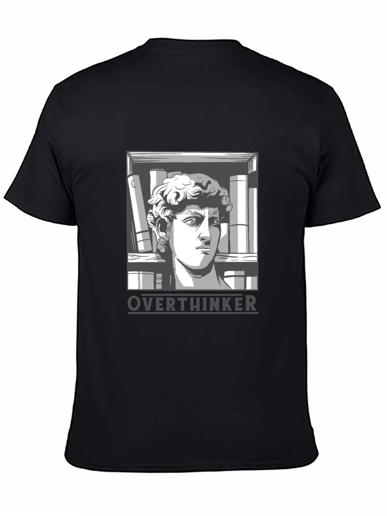 Overthinker T-Shirt - Thoughtful Philosopher Design
