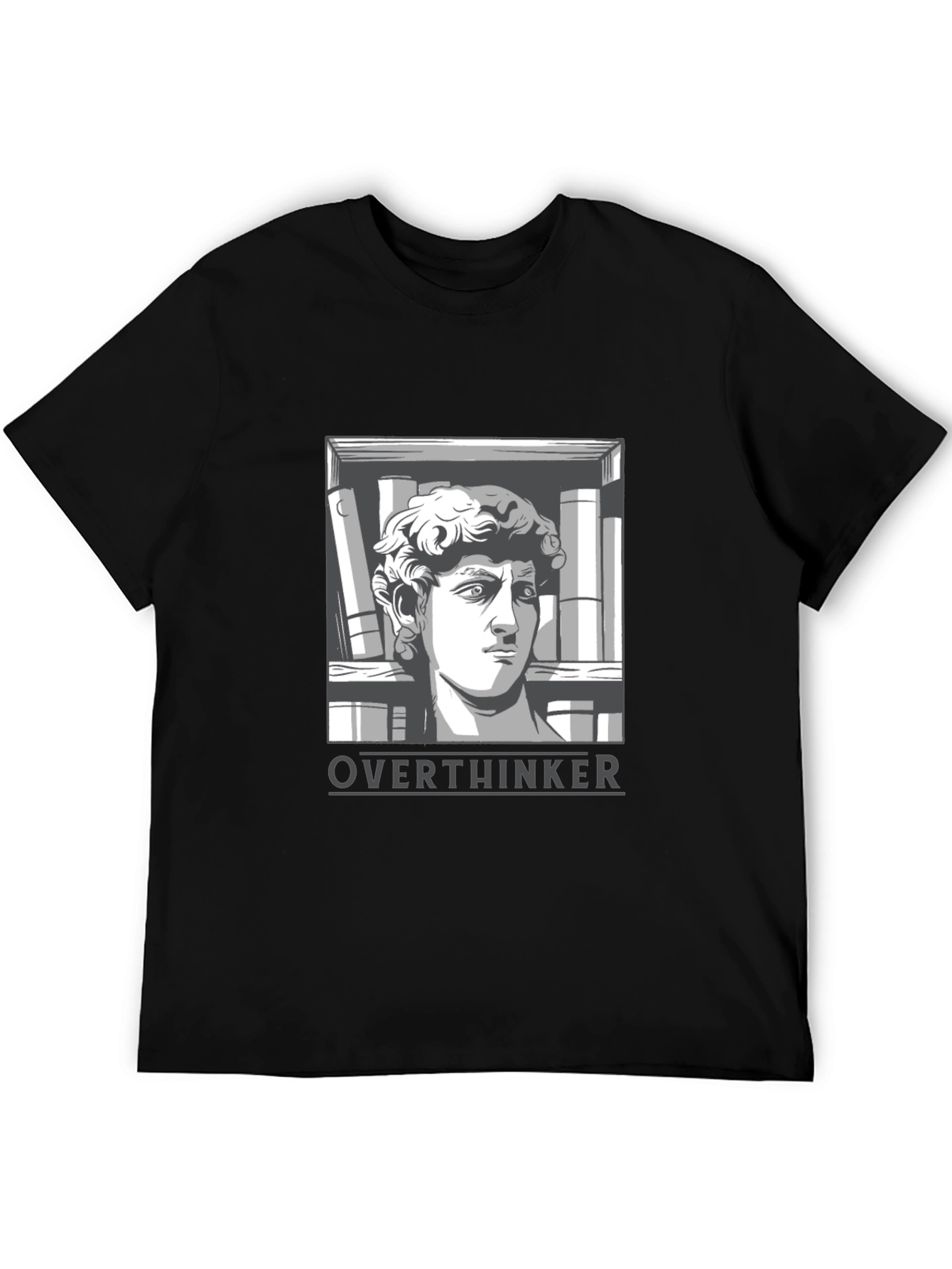 Overthinker T-Shirt - Thoughtful Philosopher Design