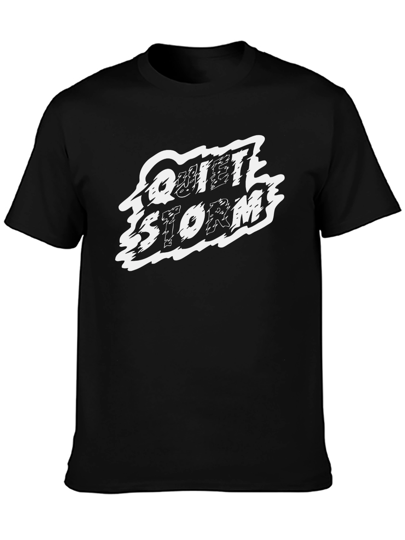 Quiet Storm Graphic Print Crew Neck T-Shirt