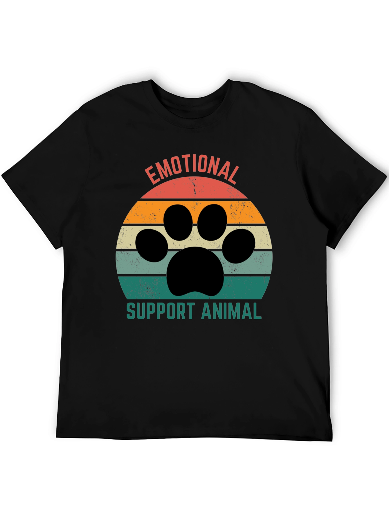 Emotional Support Animal Retro T-Shirt