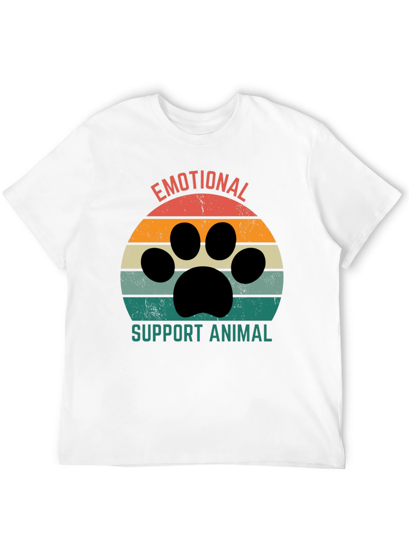 Emotional Support Animal Retro T-Shirt