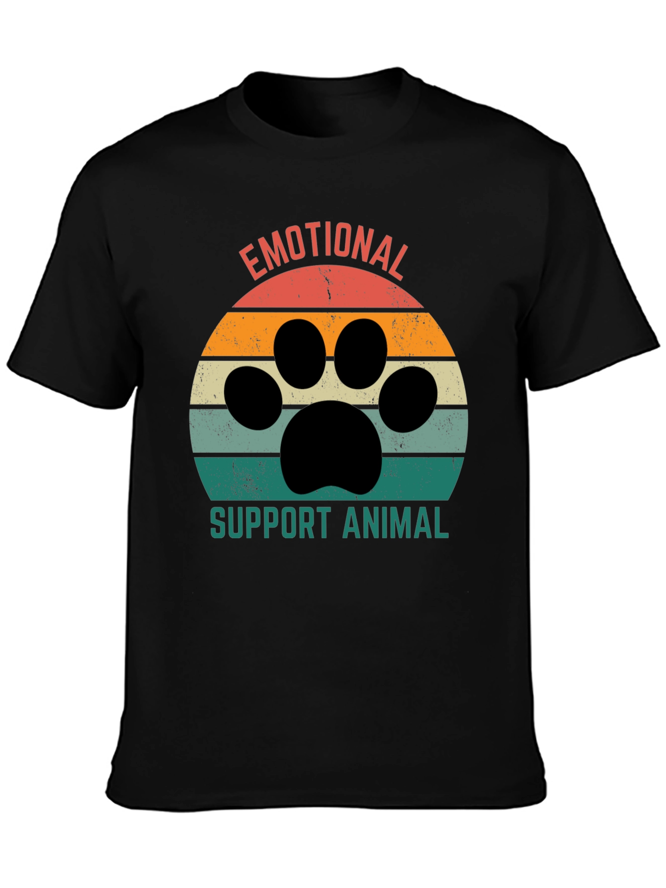Emotional Support Animal Retro T-Shirt