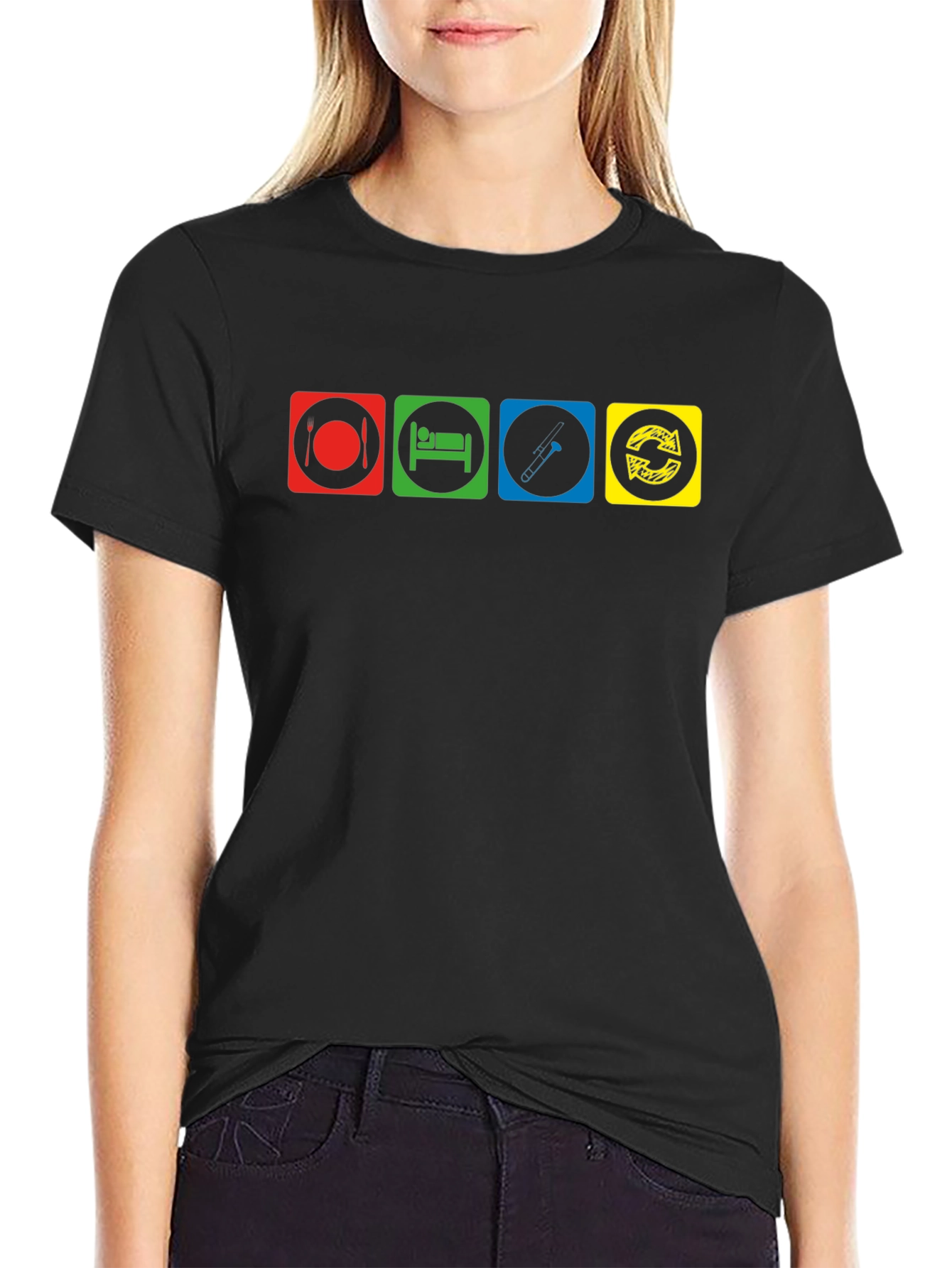 Eat Sleep Music Repeat T-Shirt