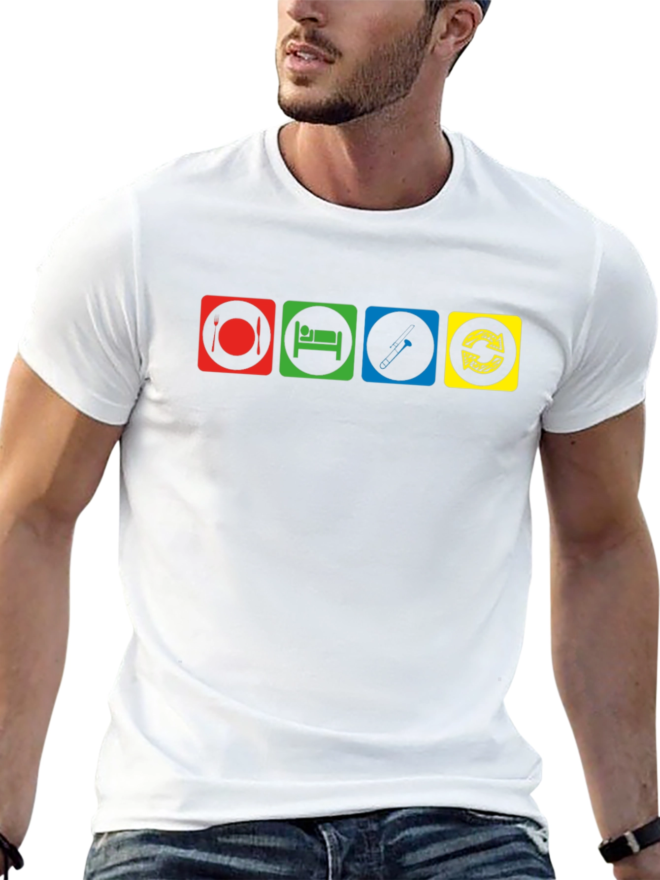 Eat Sleep Music Repeat T-Shirt