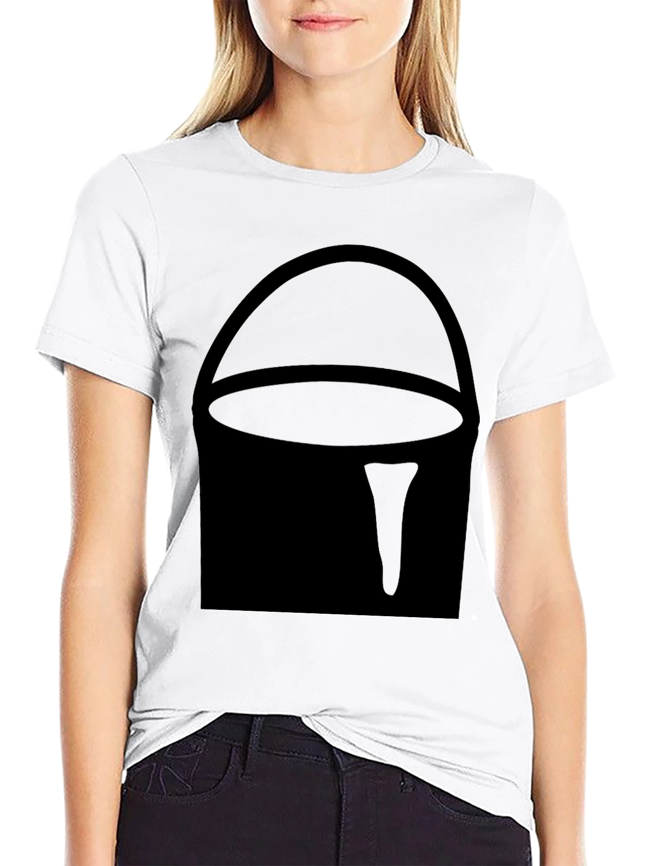 Paint Bucket Graphic Tee - Black