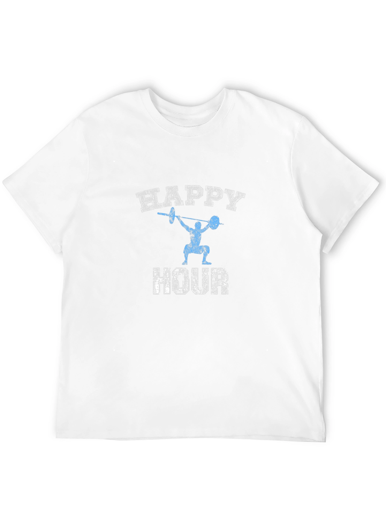 Happy Hour Weightlifting Graphic Tee - Black
