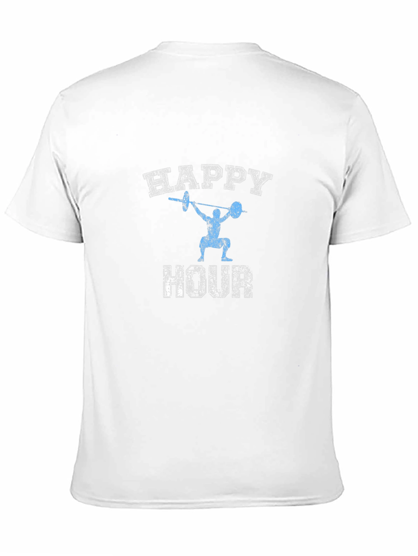 Happy Hour Weightlifting Graphic Tee - Black