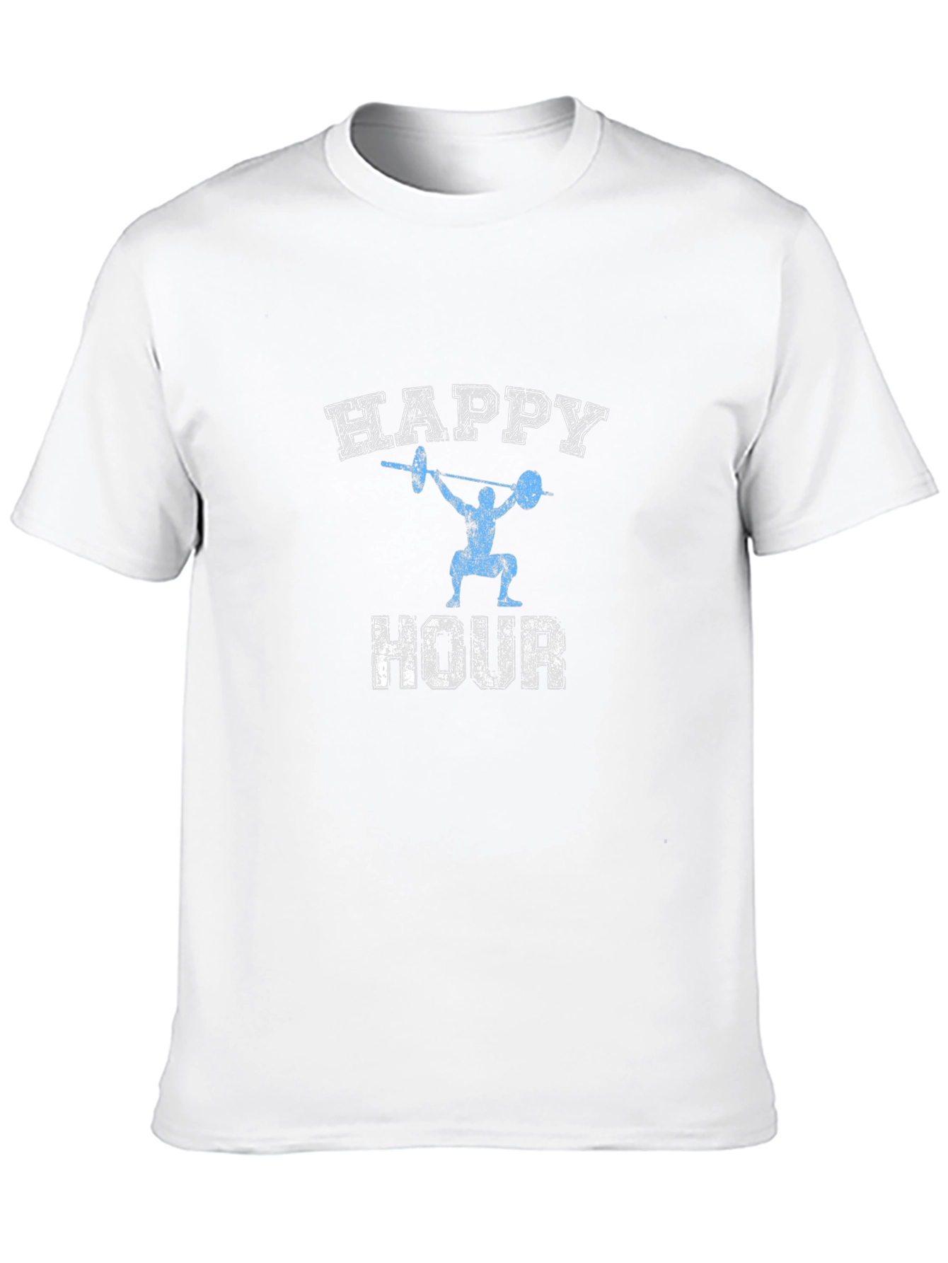Happy Hour Weightlifting Graphic Tee - Black