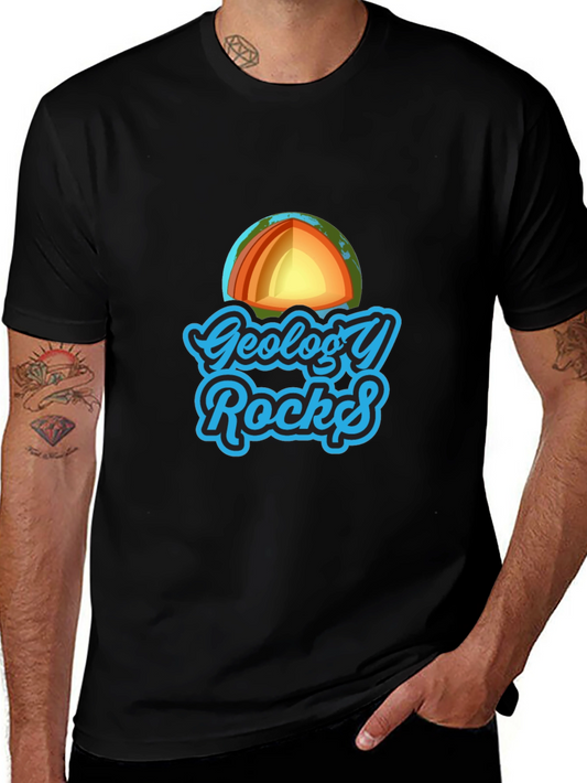Geology Rocks T-Shirt - Earth Core Design