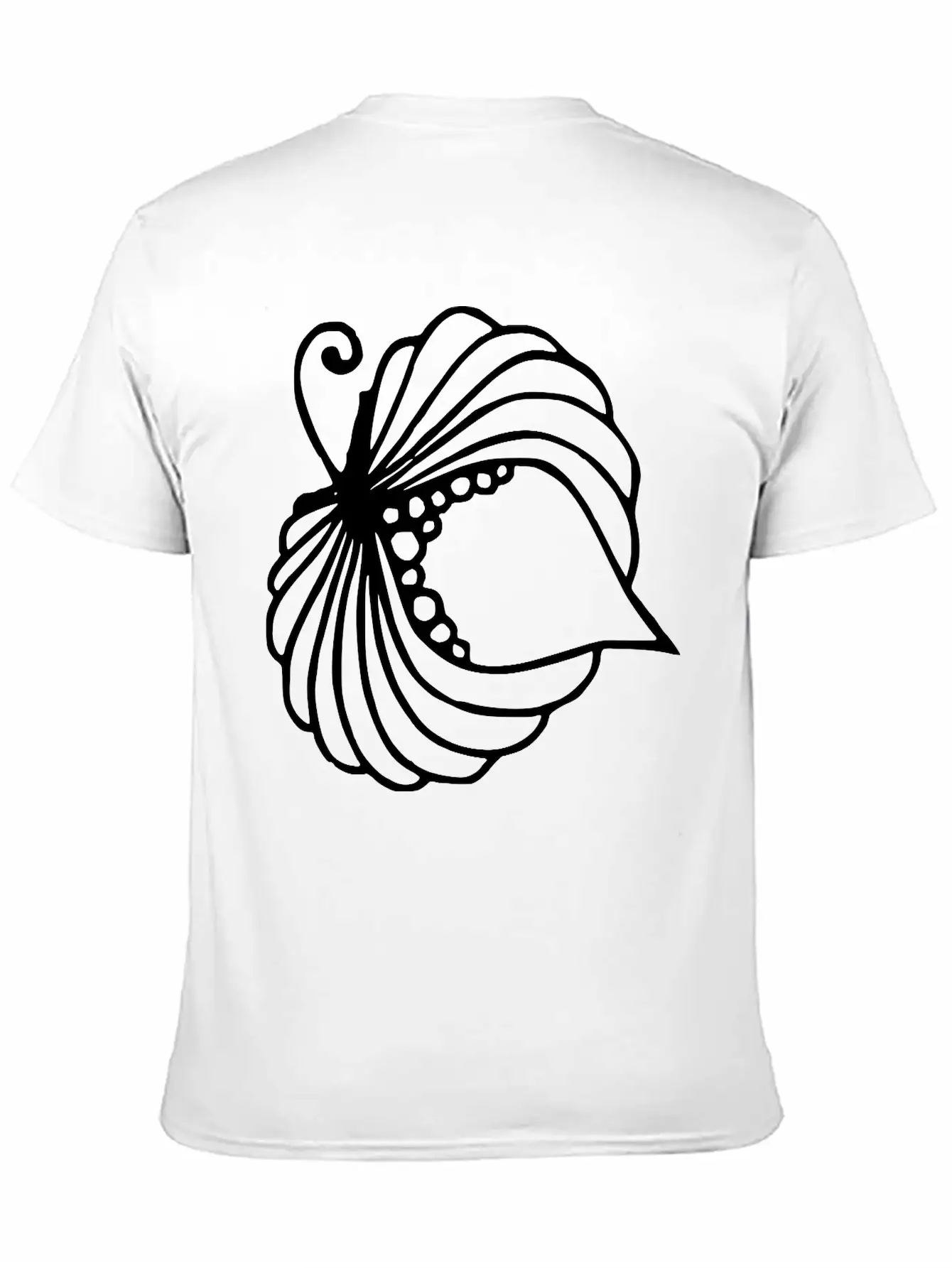 A Blooming Flower Unisex Short Sleeve Soft Cotton T-Shirt – Casual Everyday Wear