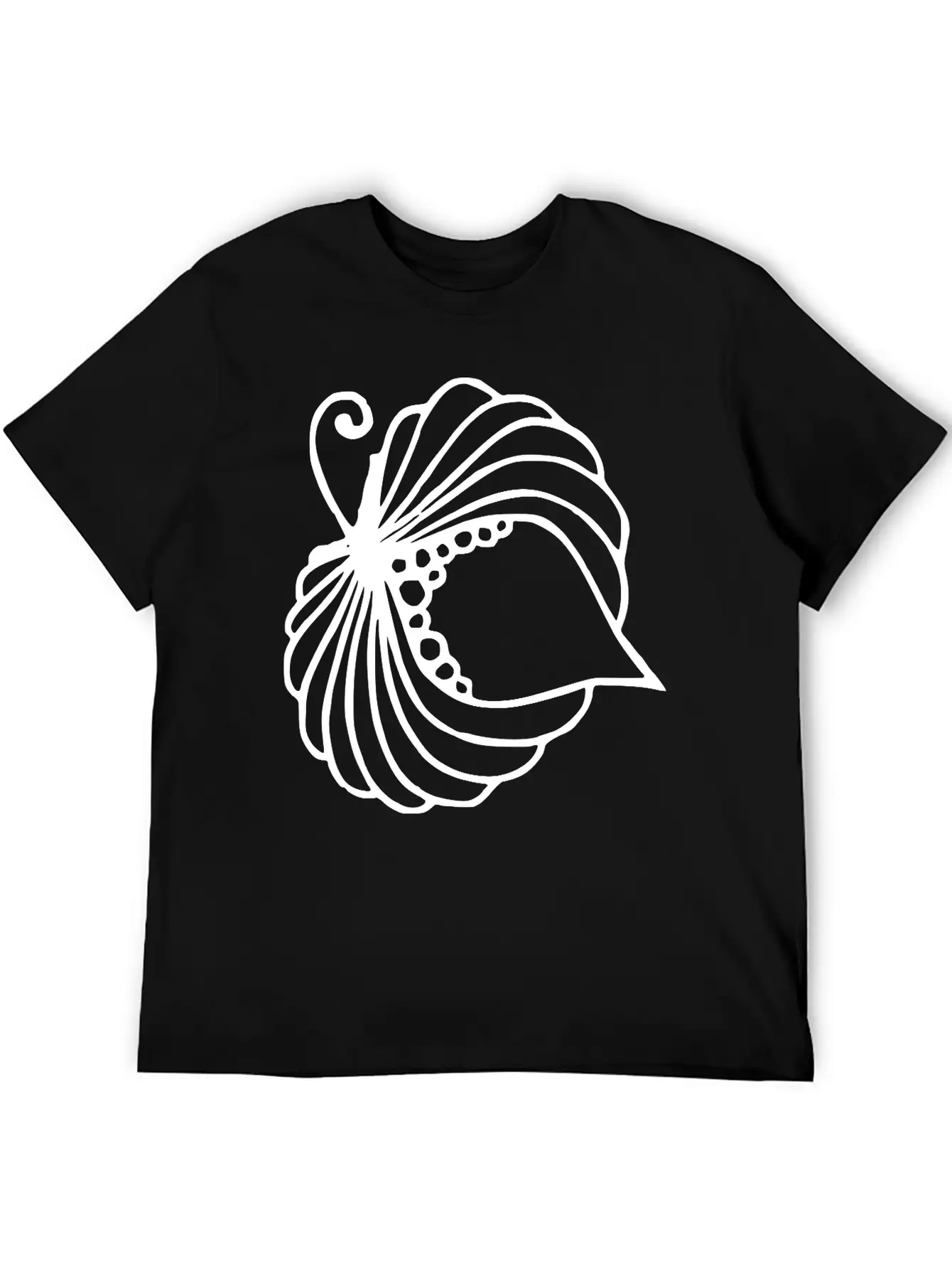 A Blooming Flower Unisex Short Sleeve Soft Cotton T-Shirt – Casual Everyday Wear