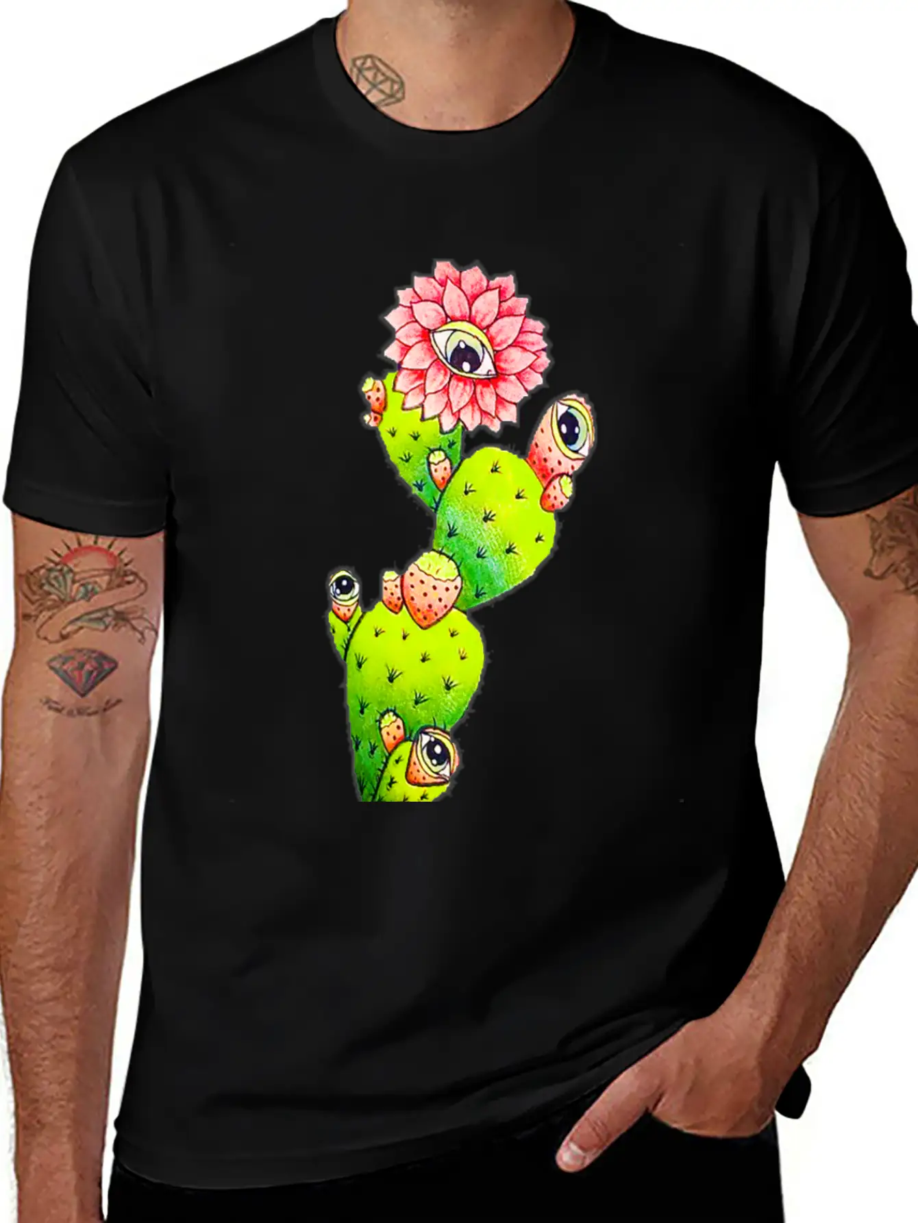 A Cactus Is An Aggressive Cucumber Funny Cactus Essential Unisex Summer Tee – Soft Cotton Casual Fit