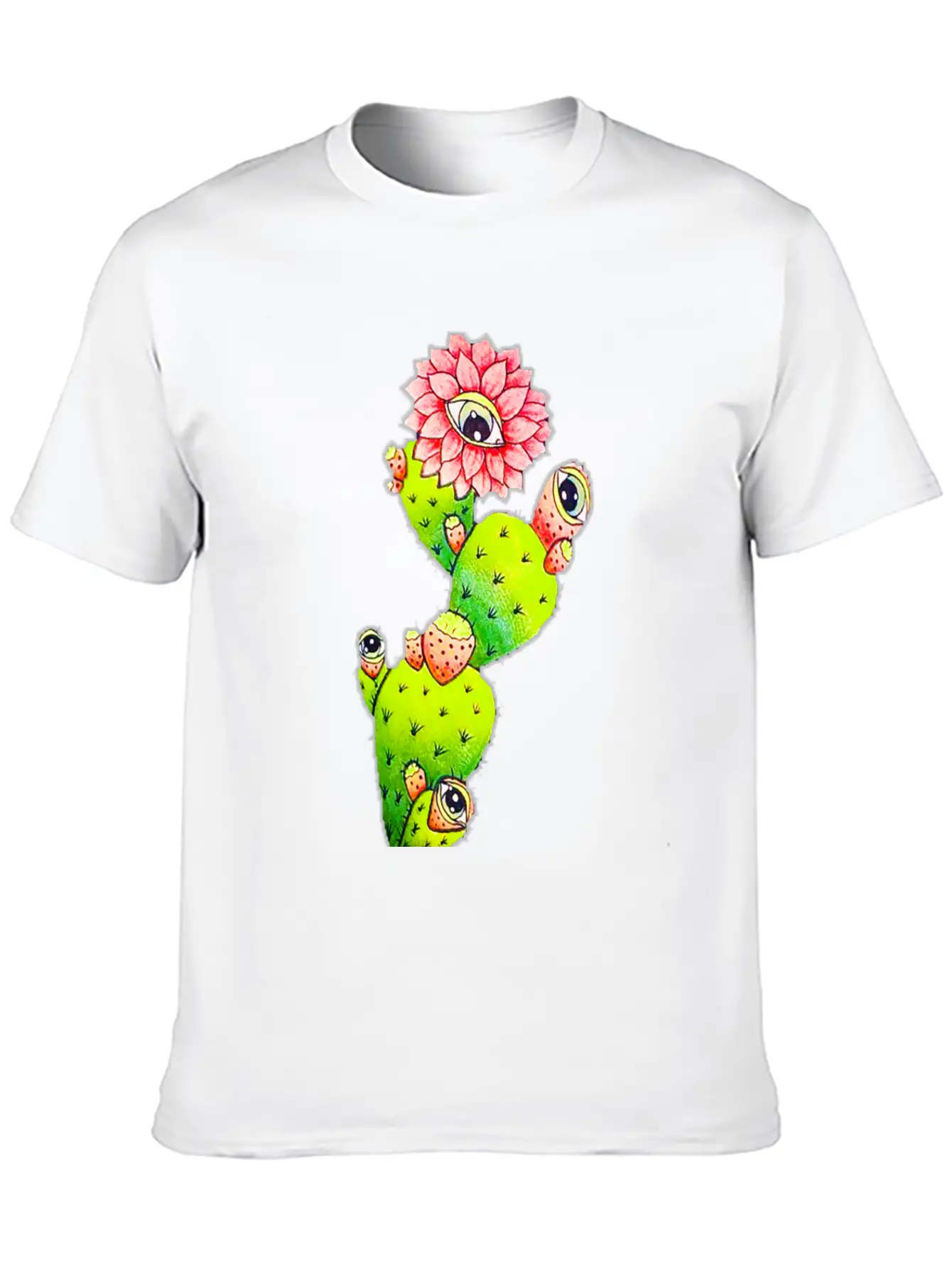 A Cactus Is An Aggressive Cucumber Funny Cactus Essential Unisex Summer Tee – Soft Cotton Casual Fit