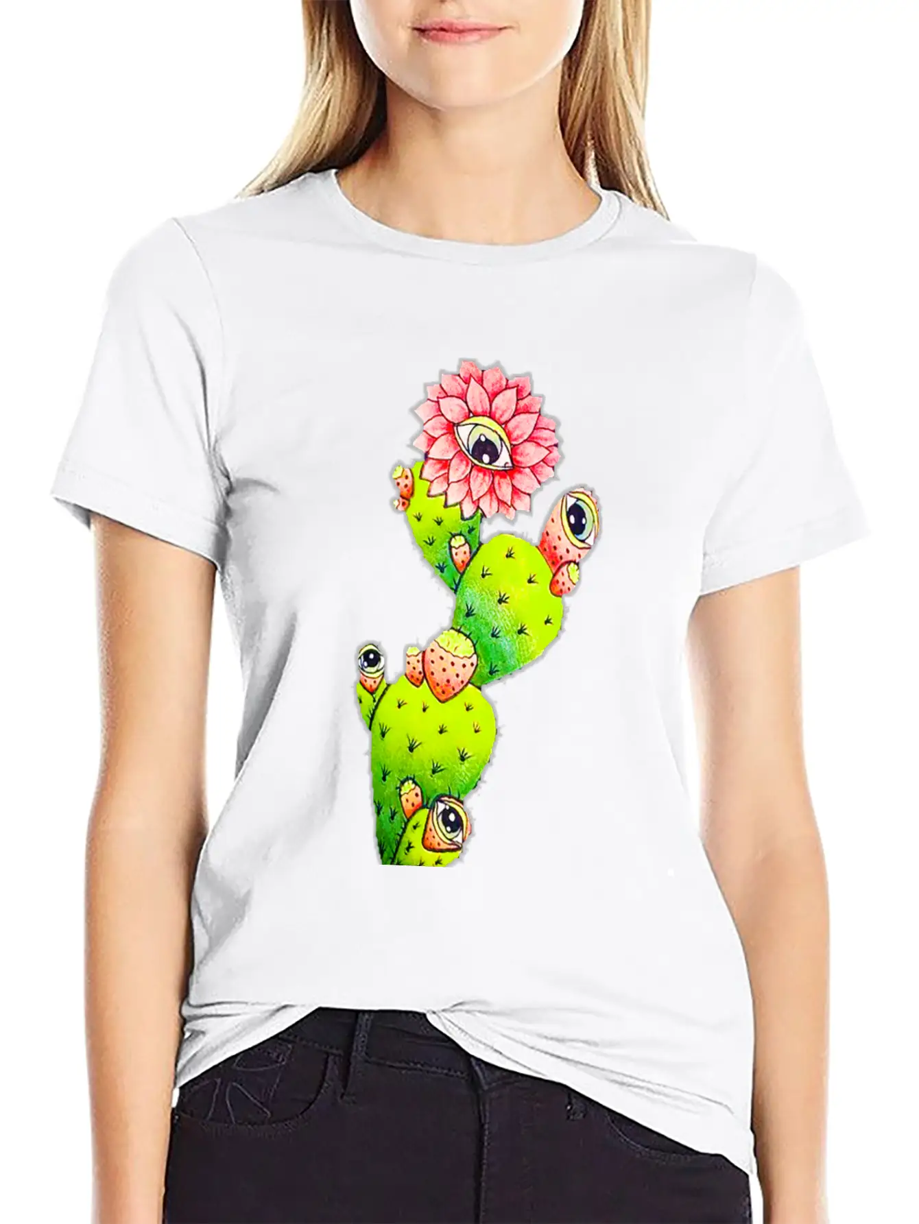 A Cactus Is An Aggressive Cucumber Funny Cactus Essential Unisex Summer Tee – Soft Cotton Casual Fit