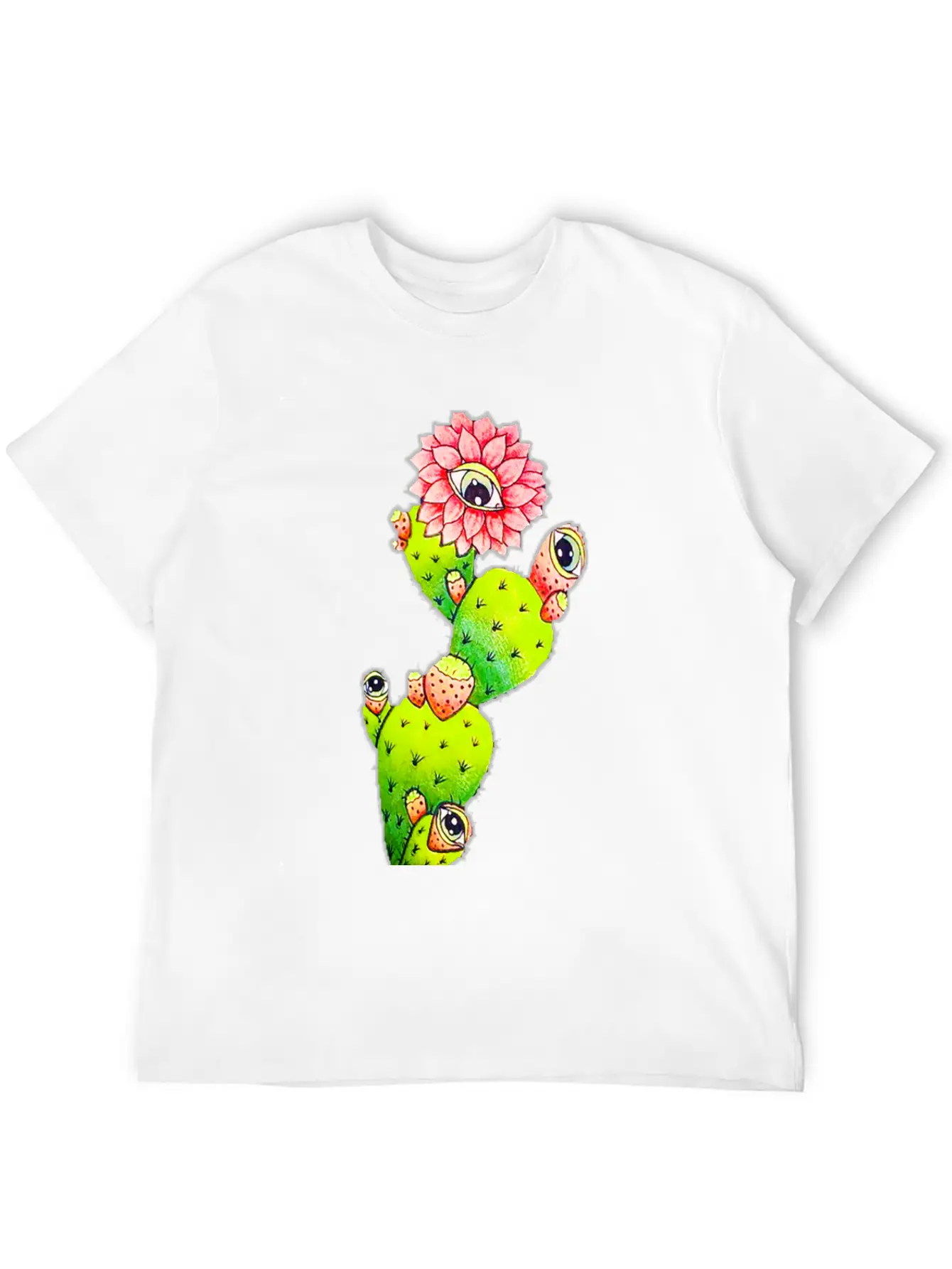 A Cactus Is An Aggressive Cucumber Funny Cactus Essential Unisex Summer Tee – Soft Cotton Casual Fit
