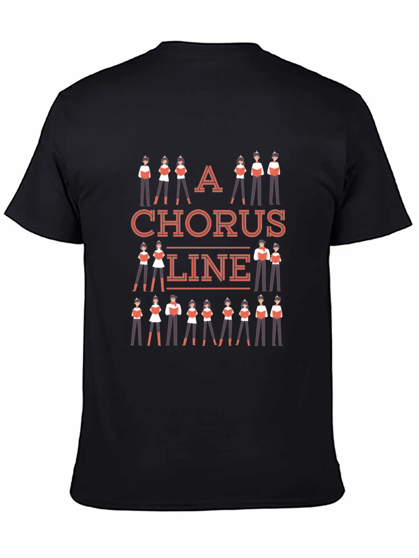 A Chorus Line Choir Music Singer Musician Gift Stylish Everyday T-Shirt – Unisex Basic Cotton Tee