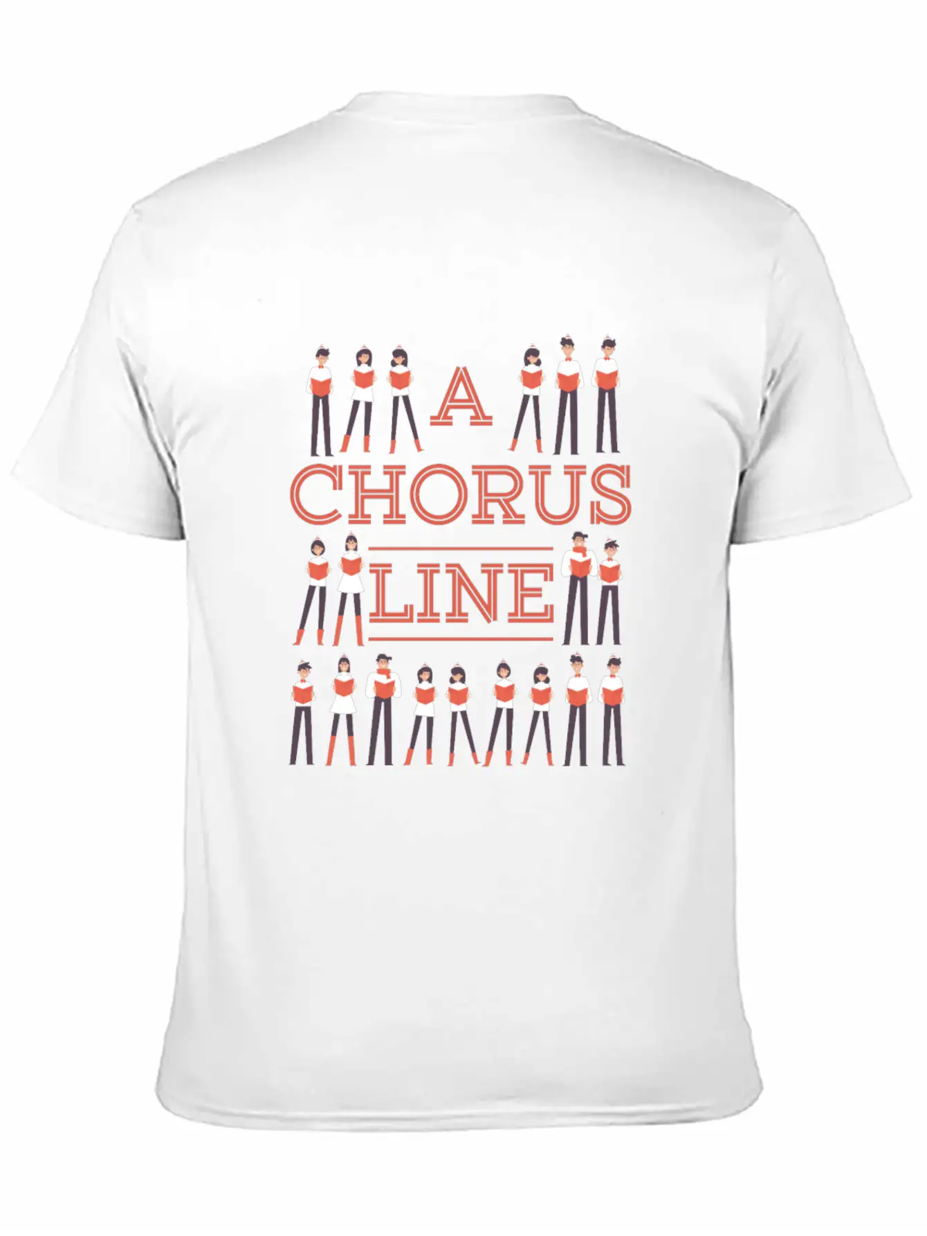 A Chorus Line Choir Music Singer Musician Gift Stylish Everyday T-Shirt – Unisex Basic Cotton Tee