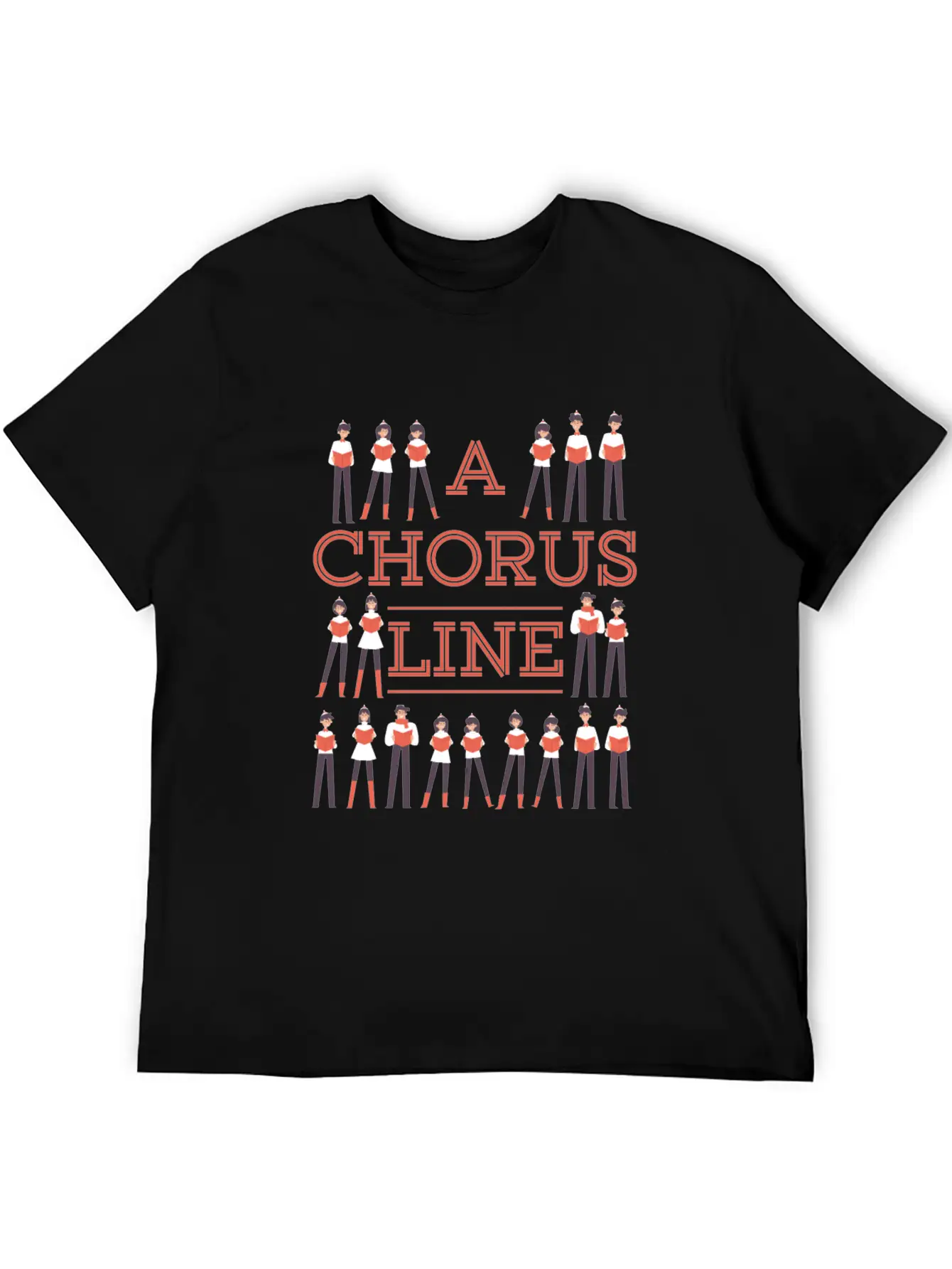 A Chorus Line Choir Music Singer Musician Gift Stylish Everyday T-Shirt – Unisex Basic Cotton Tee