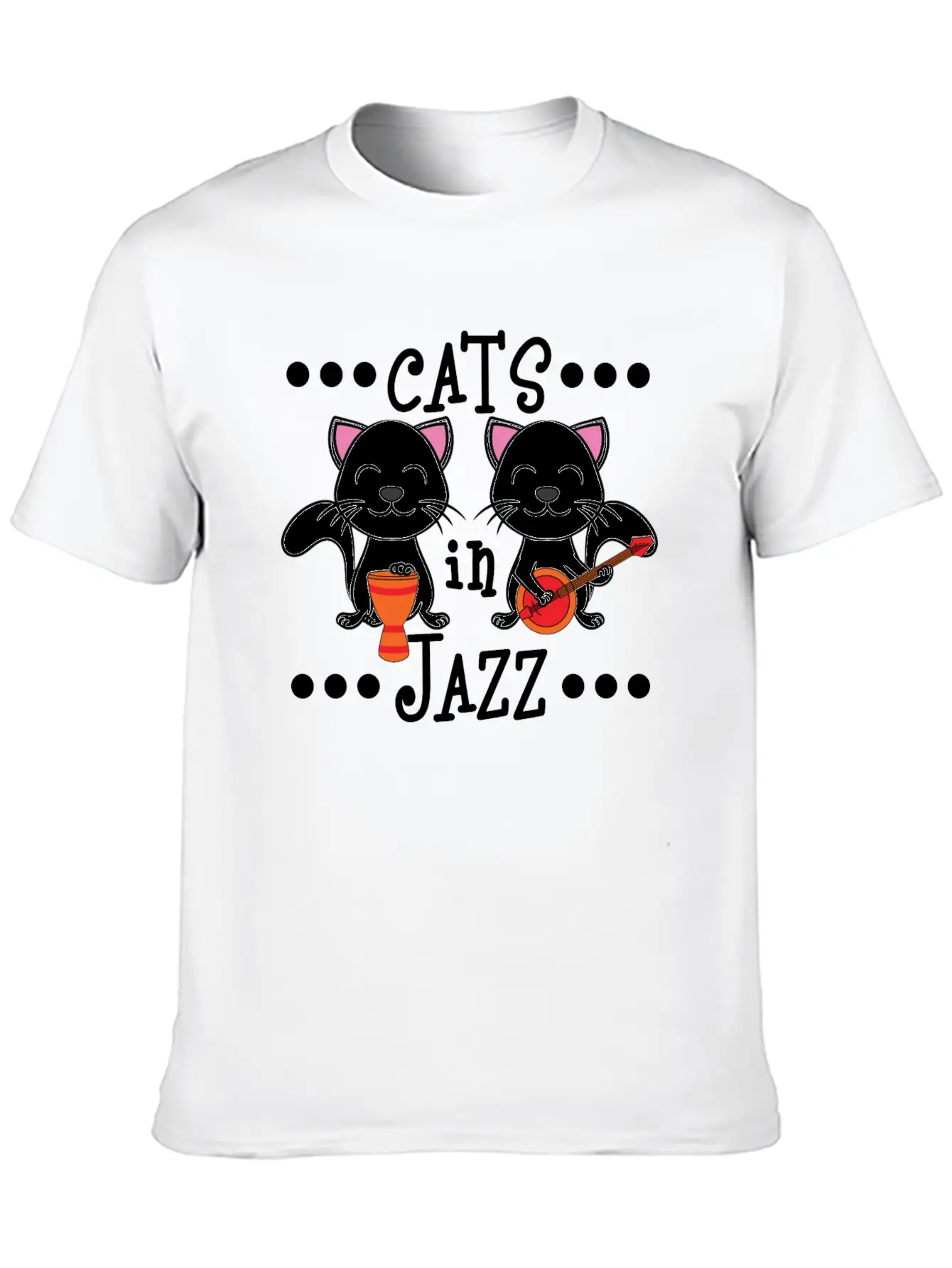 A Cute Cat Tee For Animal And Music Lovers Saying Essential Unisex Summer Tee – Soft Cotton Casual Fit