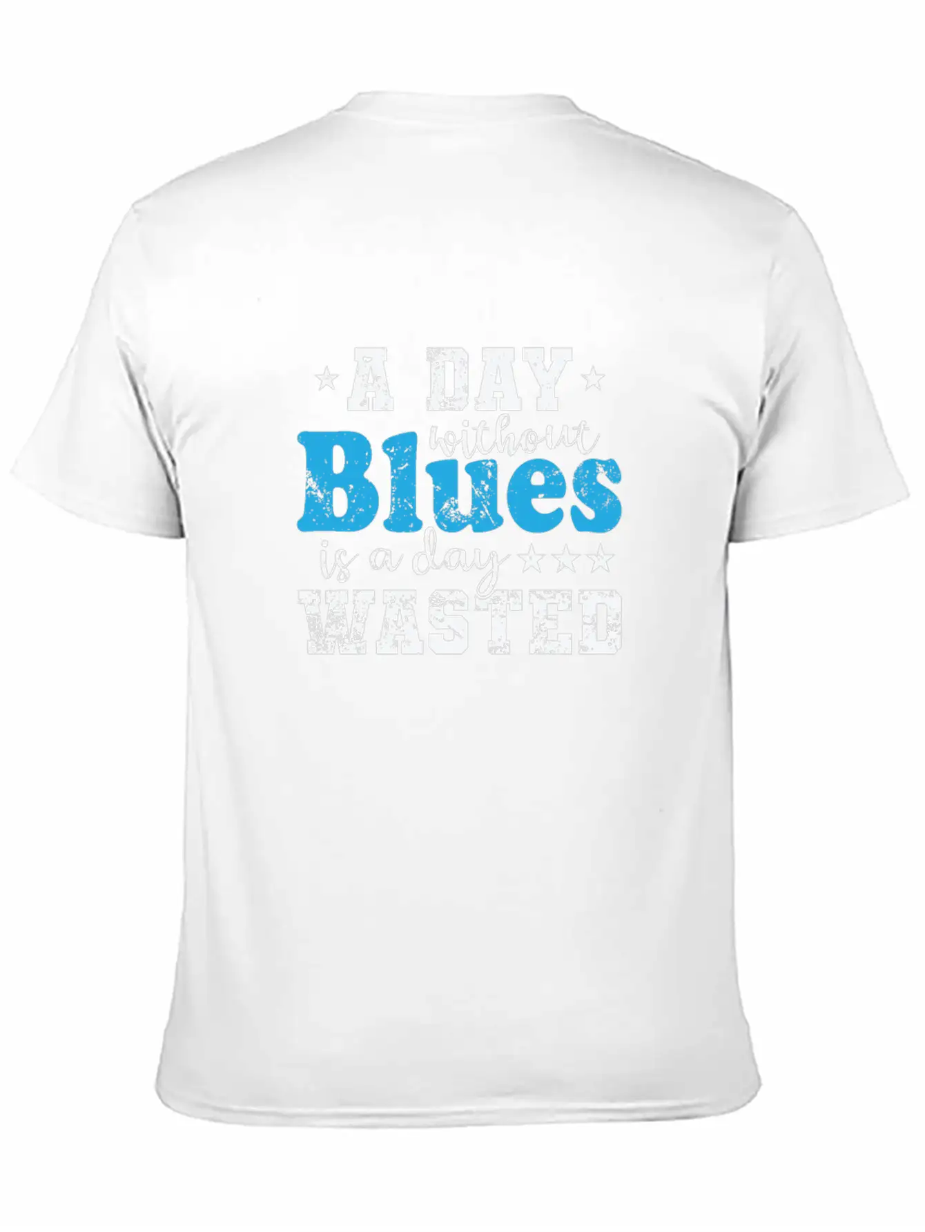 A Day Without Blues Is A Day Wasted Music Comfortable Minimalist Graphic Tee – Summer Style Essential