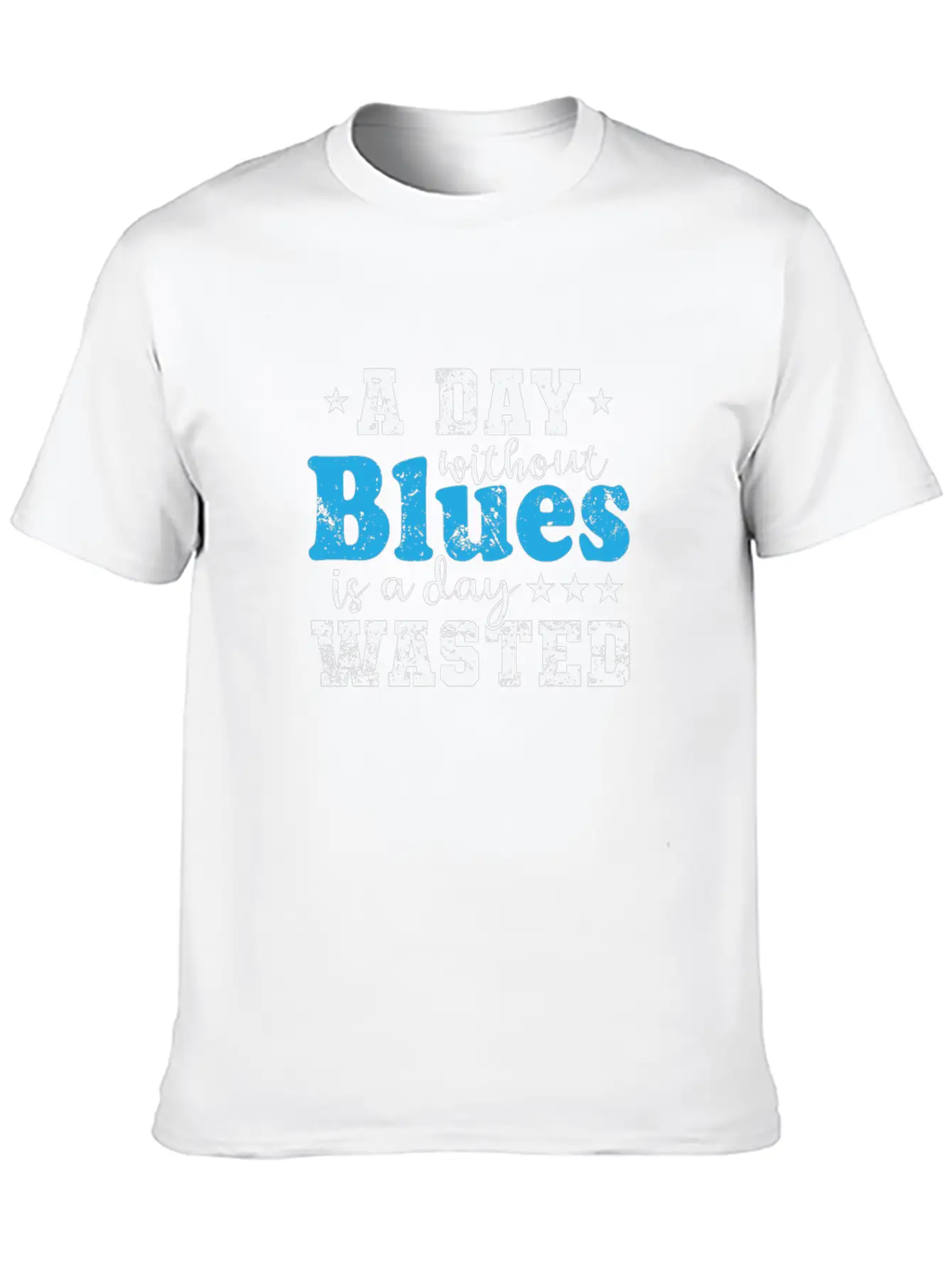 A Day Without Blues Is A Day Wasted Music Comfortable Minimalist Graphic Tee – Summer Style Essential