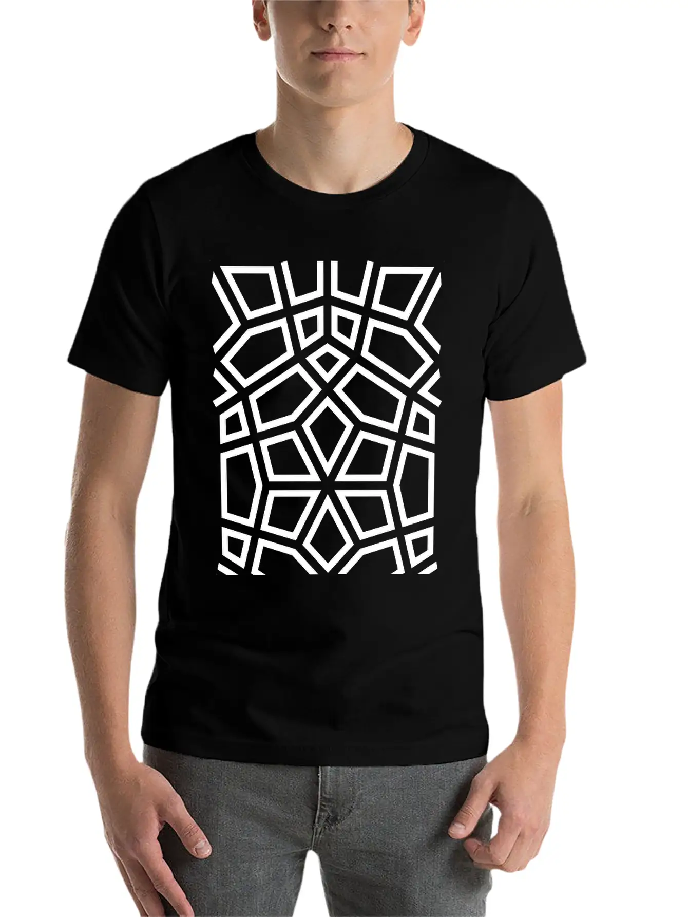 A Decorative Mosaic Stylish Everyday T-Shirt – Unisex Basic Cotton Tee