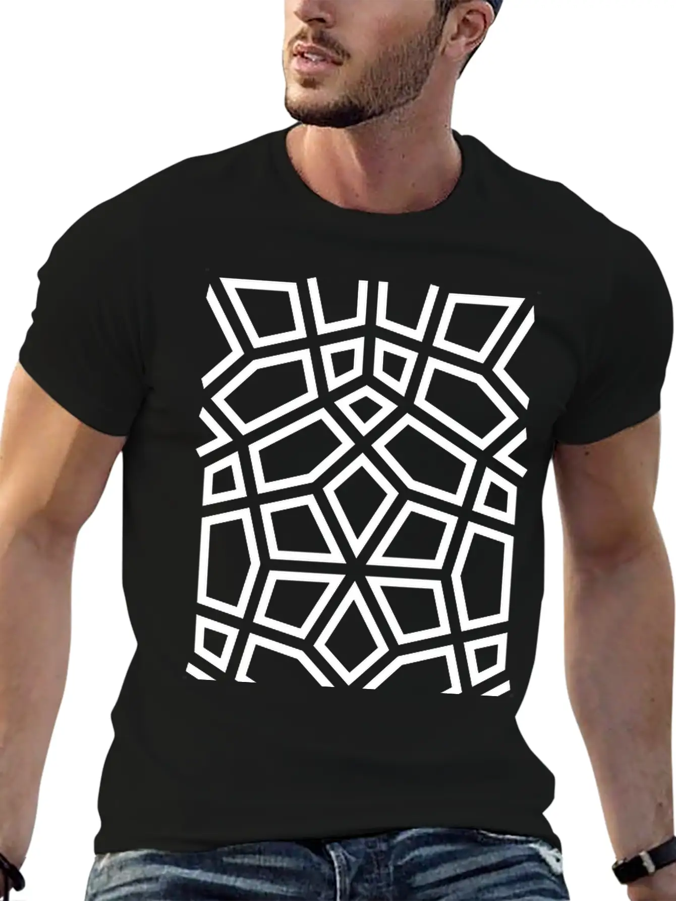 A Decorative Mosaic Stylish Everyday T-Shirt – Unisex Basic Cotton Tee