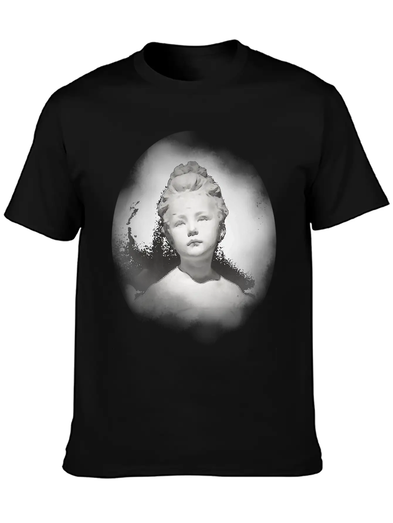 A Girl Statue Renaissance Style Unisex Short Sleeve Soft Cotton T-Shirt – Casual Everyday Wear