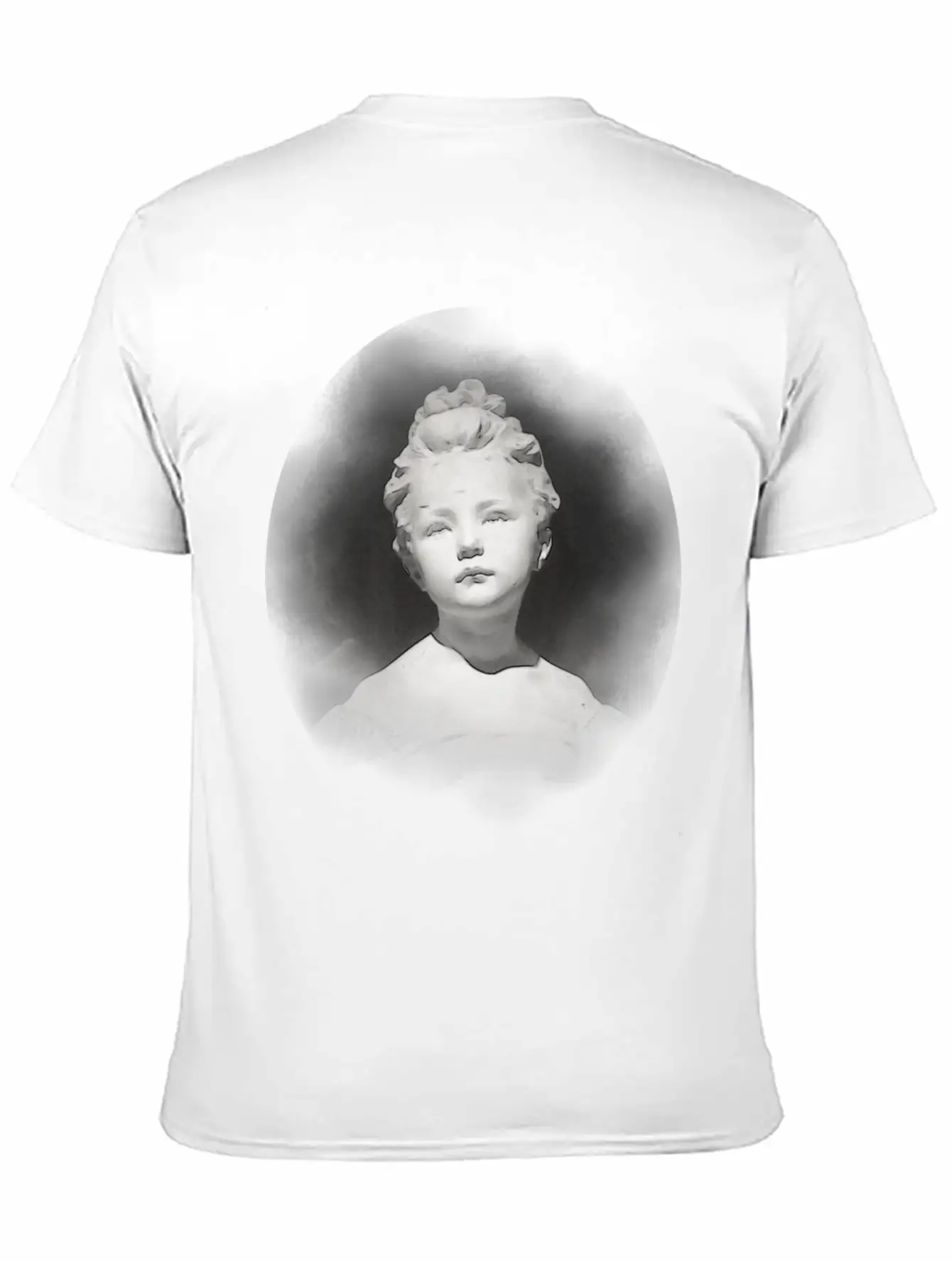 A Girl Statue Renaissance Style Unisex Short Sleeve Soft Cotton T-Shirt – Casual Everyday Wear