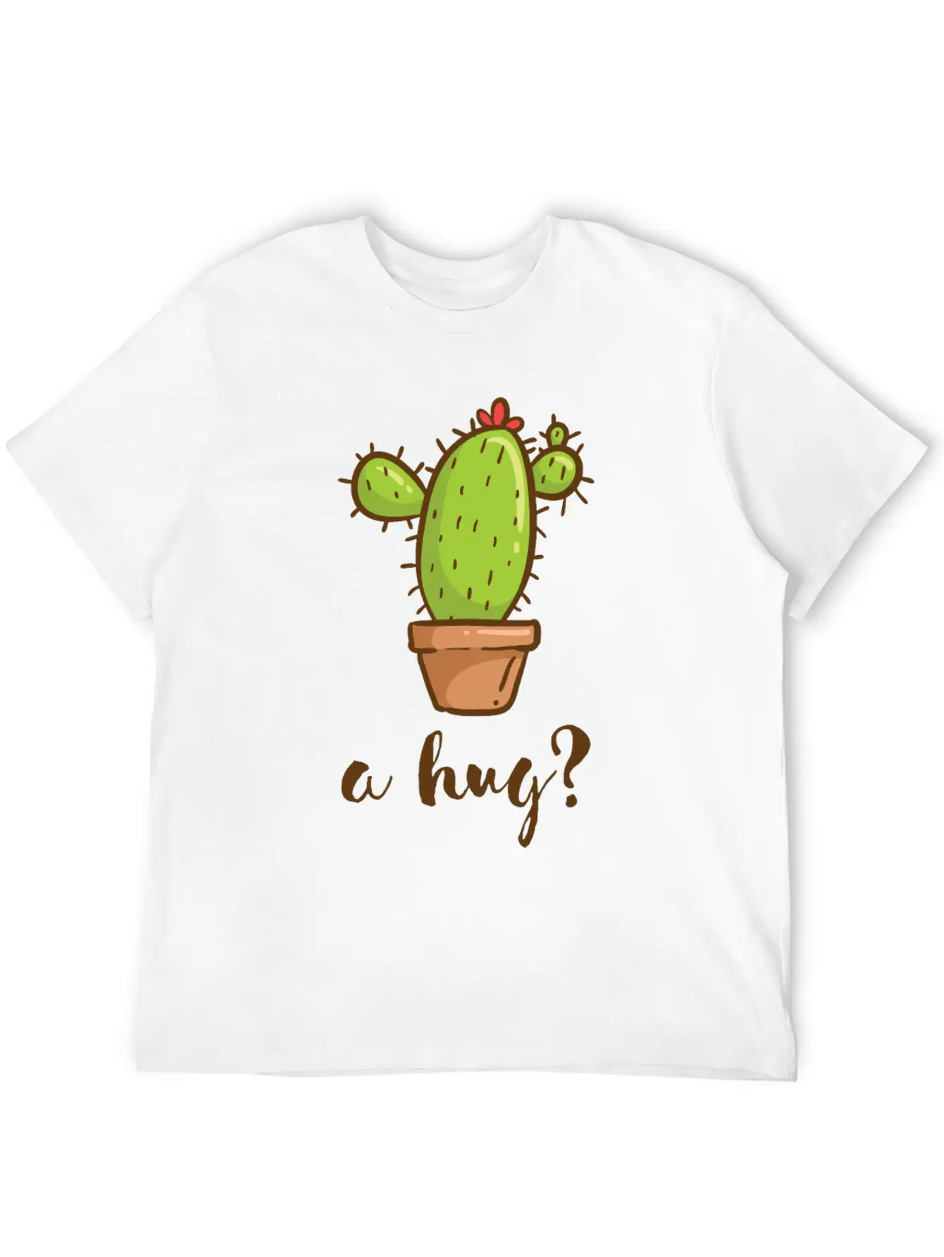 A Hug? Cactus Love Basic Graphic T-Shirt – Daily Comfort In Soft Cotton