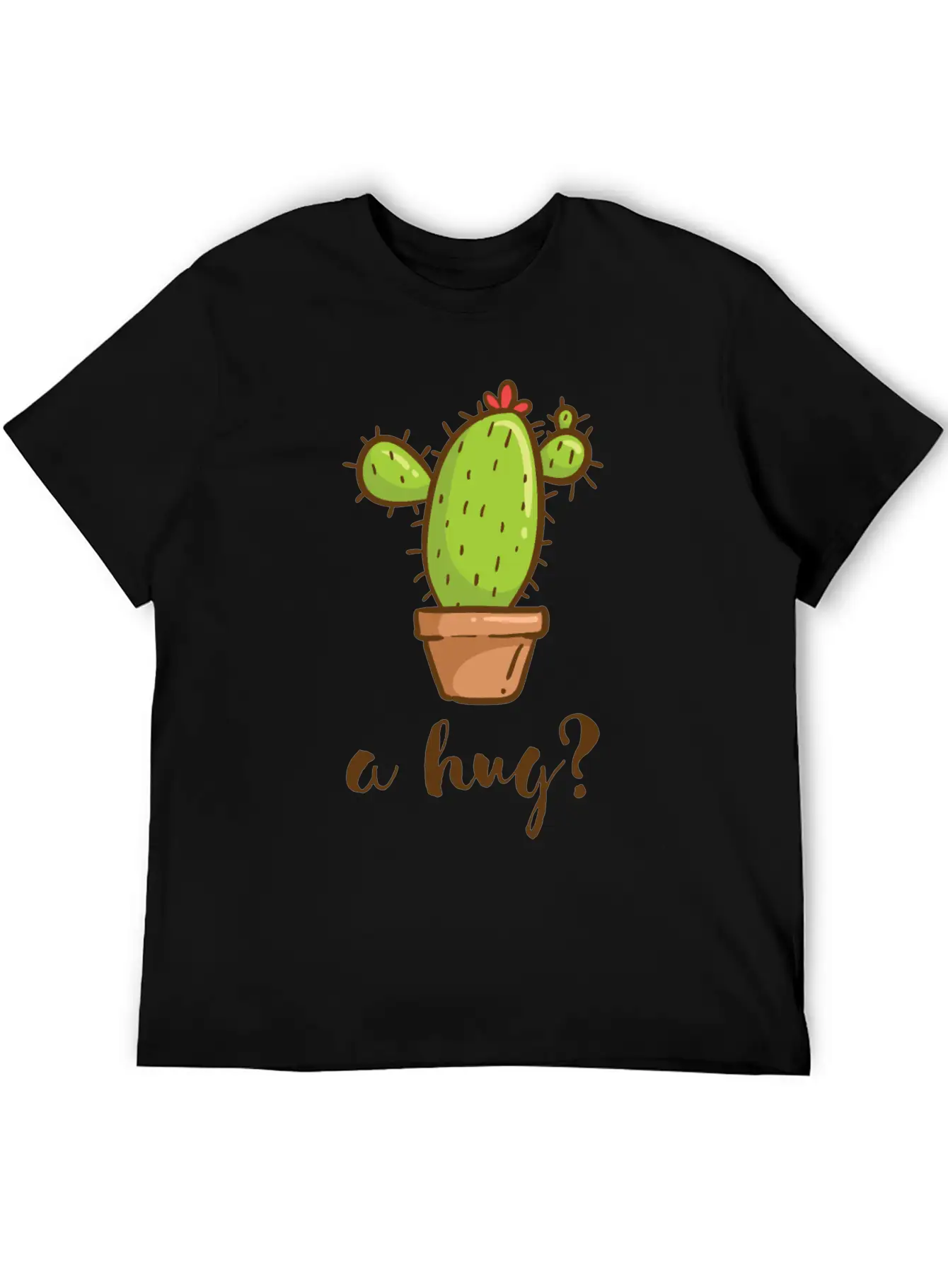 A Hug? Cactus Love Basic Graphic T-Shirt – Daily Comfort In Soft Cotton