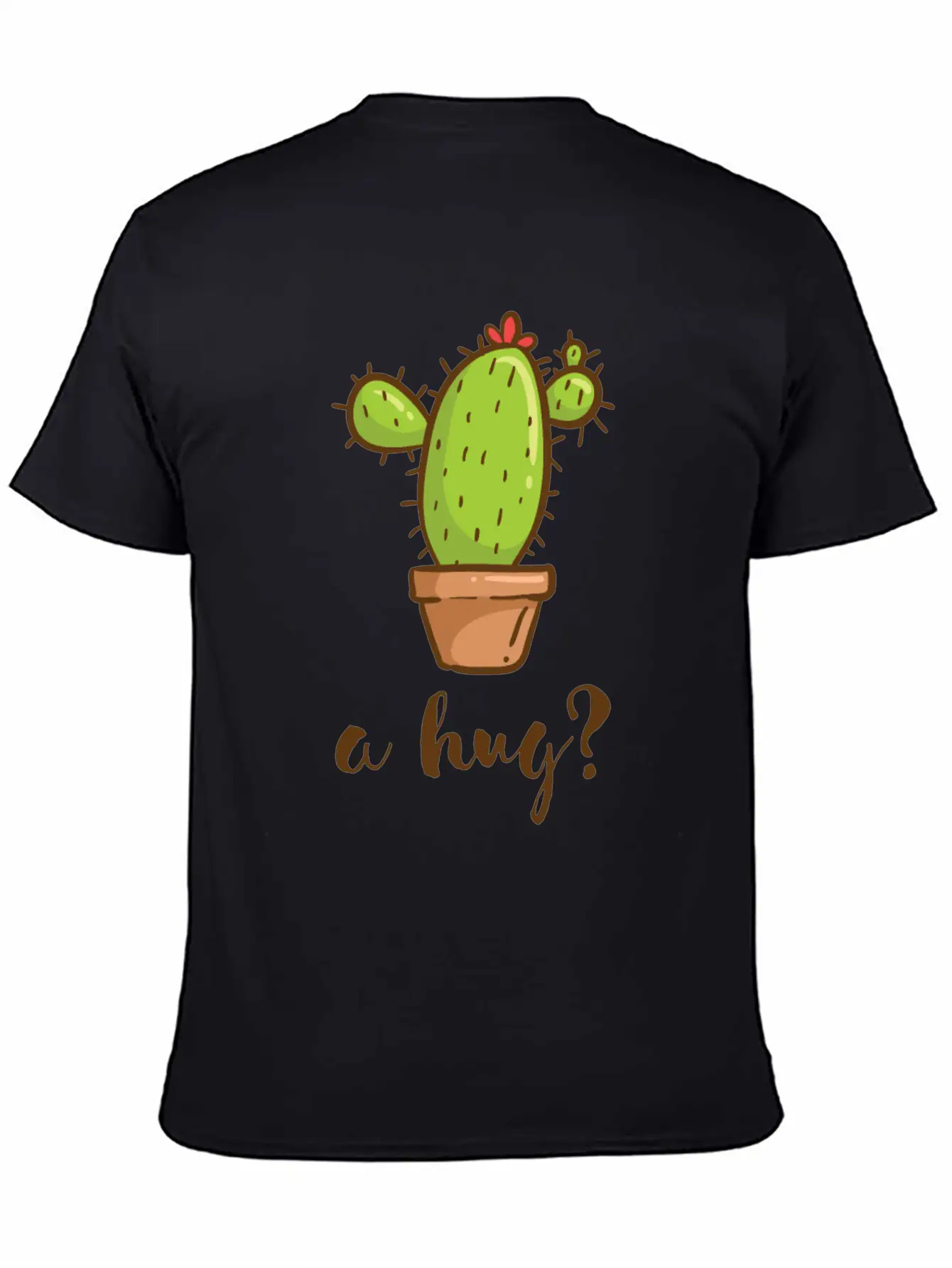 A Hug? Cactus Love Basic Graphic T-Shirt – Daily Comfort In Soft Cotton