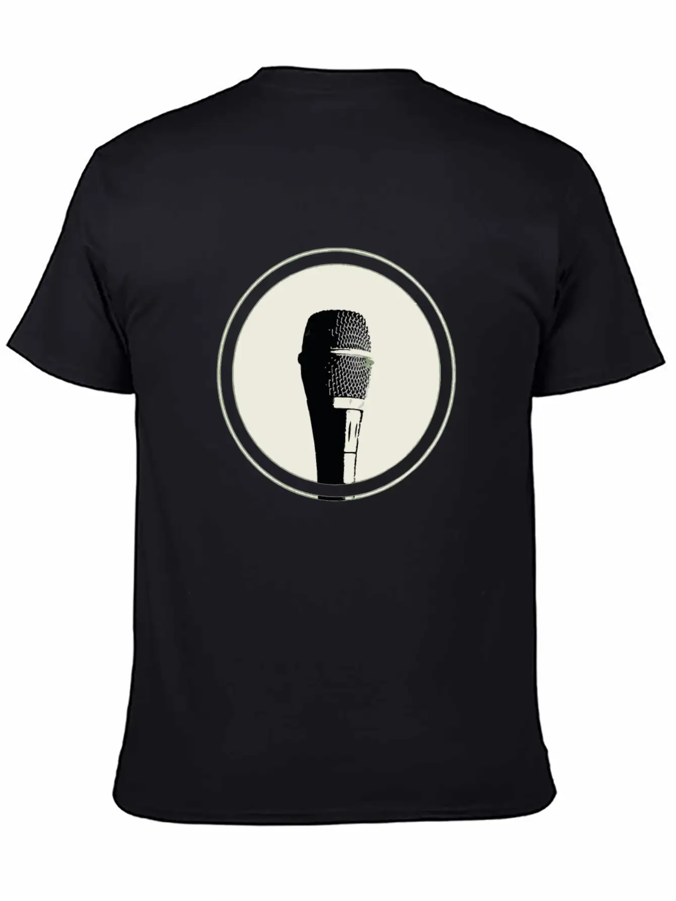 A Microphone Stylish Everyday T-Shirt – Unisex Basic Cotton Tee