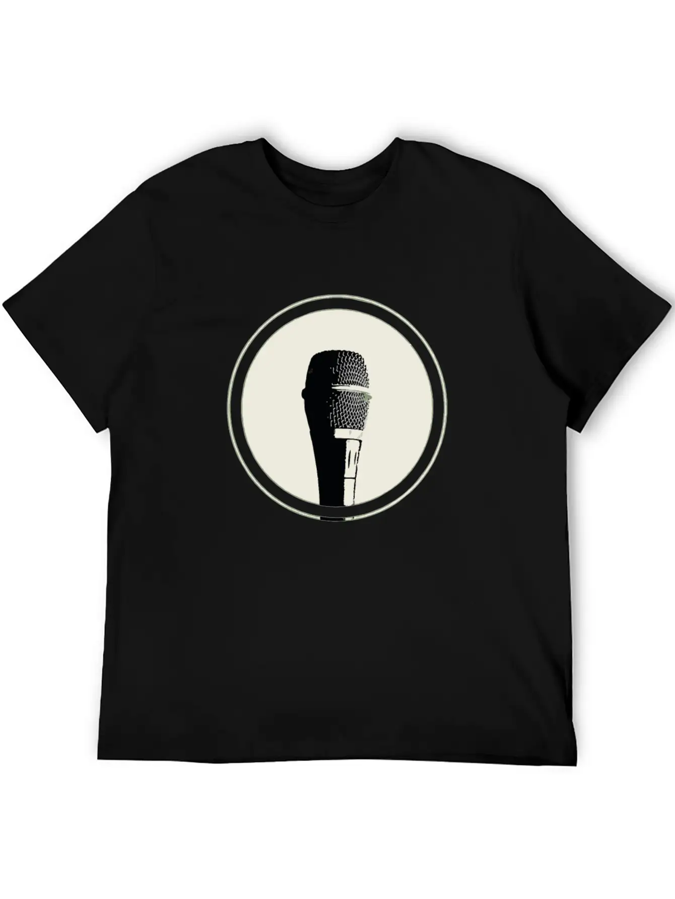 A Microphone Stylish Everyday T-Shirt – Unisex Basic Cotton Tee