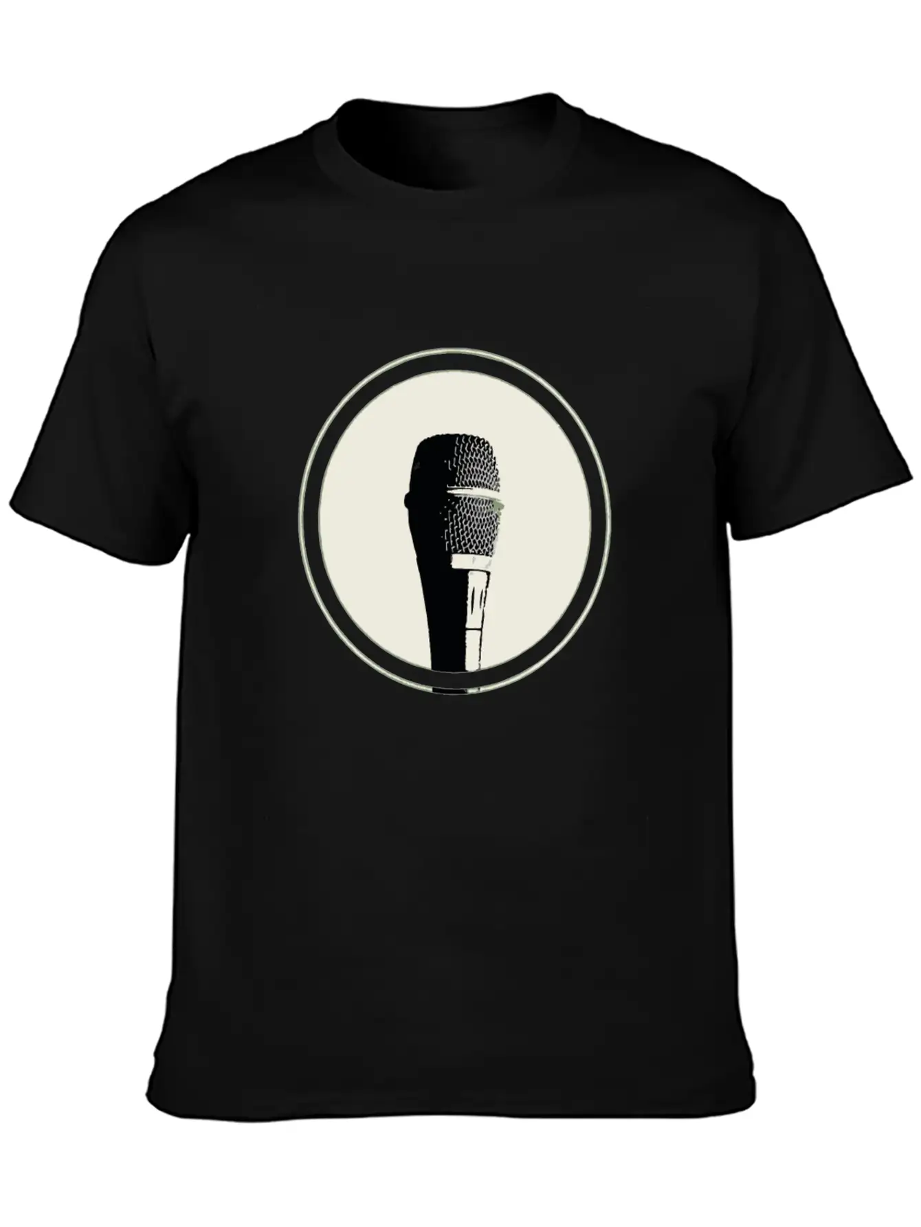 A Microphone Stylish Everyday T-Shirt – Unisex Basic Cotton Tee