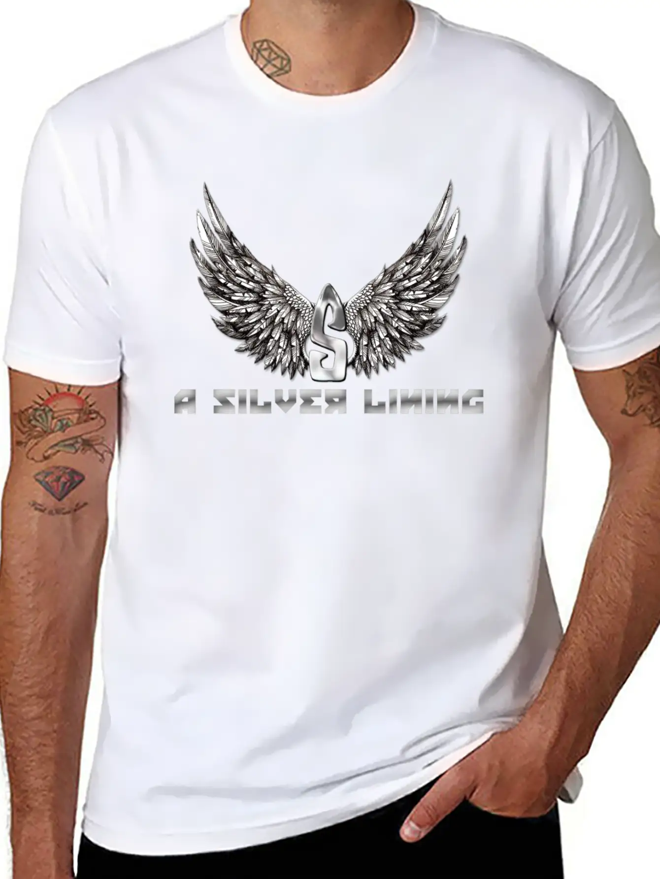 A Silver Lining Stylish Everyday T-Shirt – Unisex Basic Cotton Tee