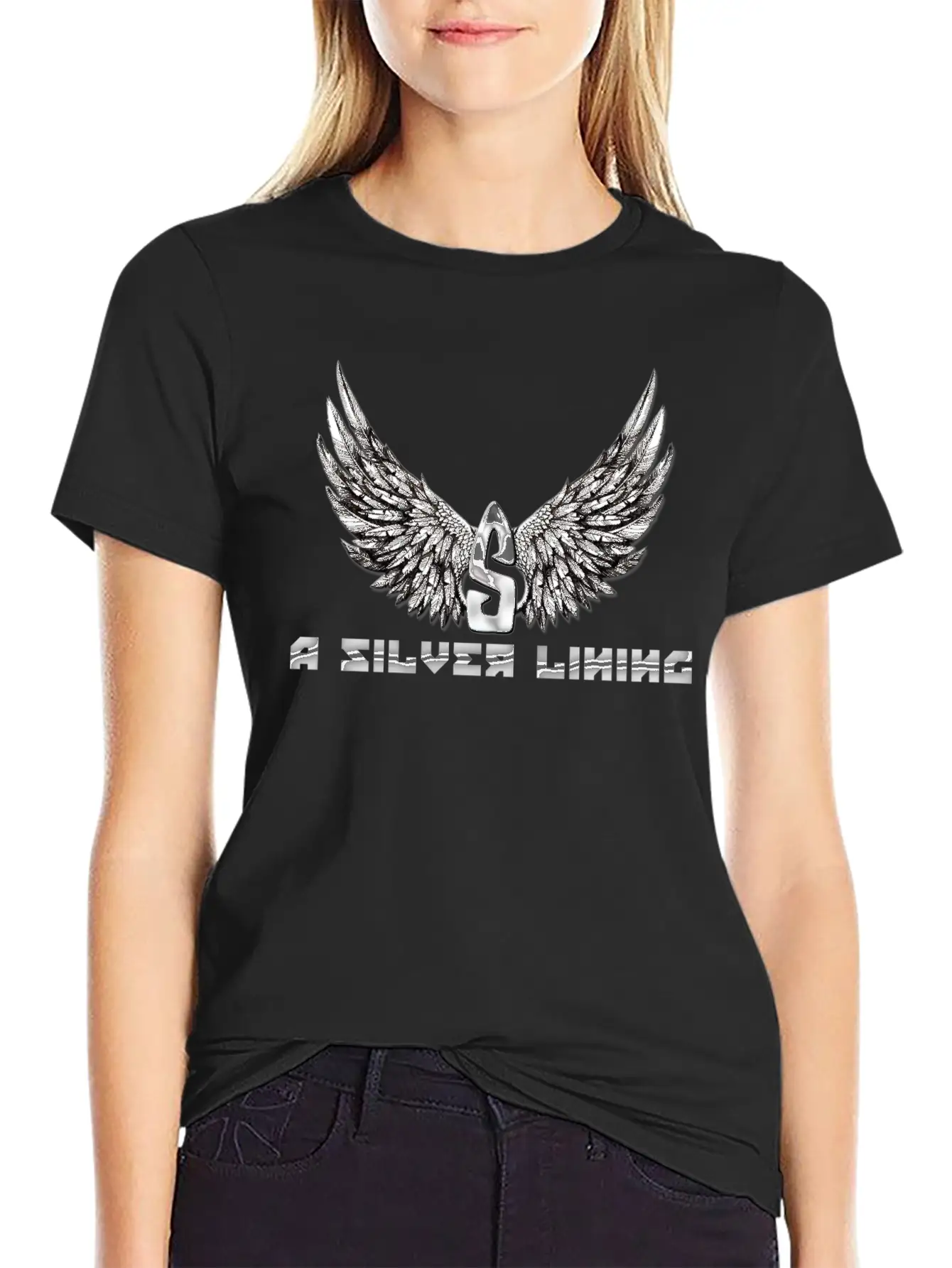 A Silver Lining Stylish Everyday T-Shirt – Unisex Basic Cotton Tee
