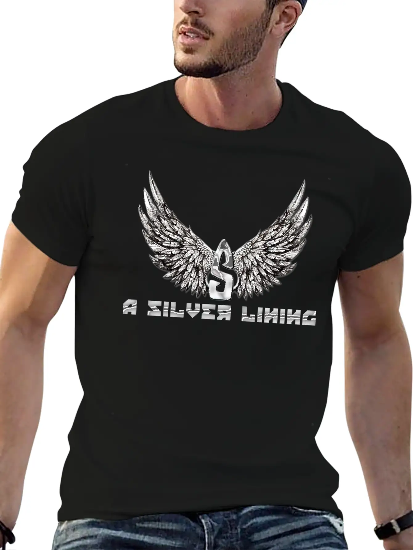A Silver Lining Stylish Everyday T-Shirt – Unisex Basic Cotton Tee