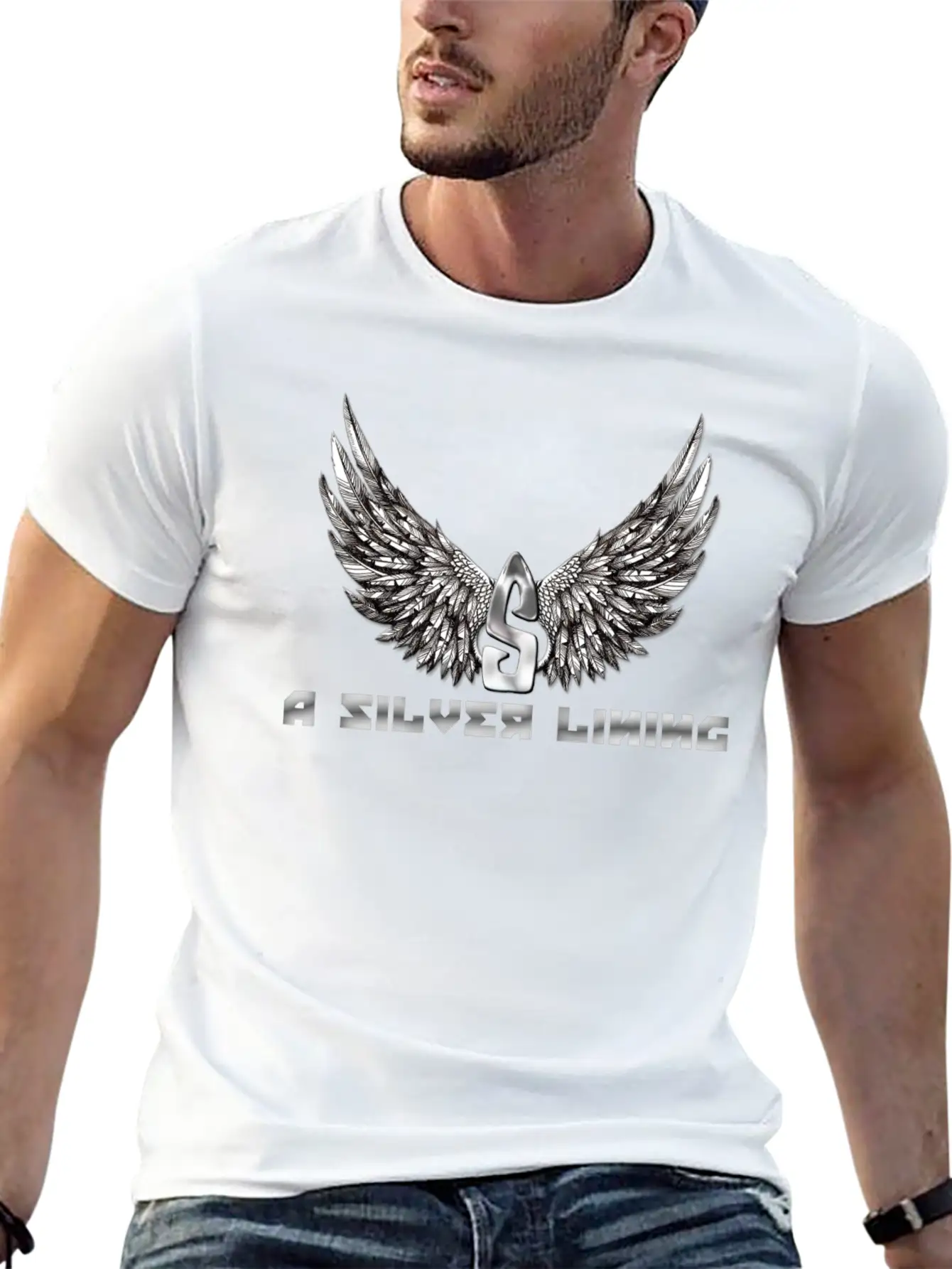 A Silver Lining Stylish Everyday T-Shirt – Unisex Basic Cotton Tee