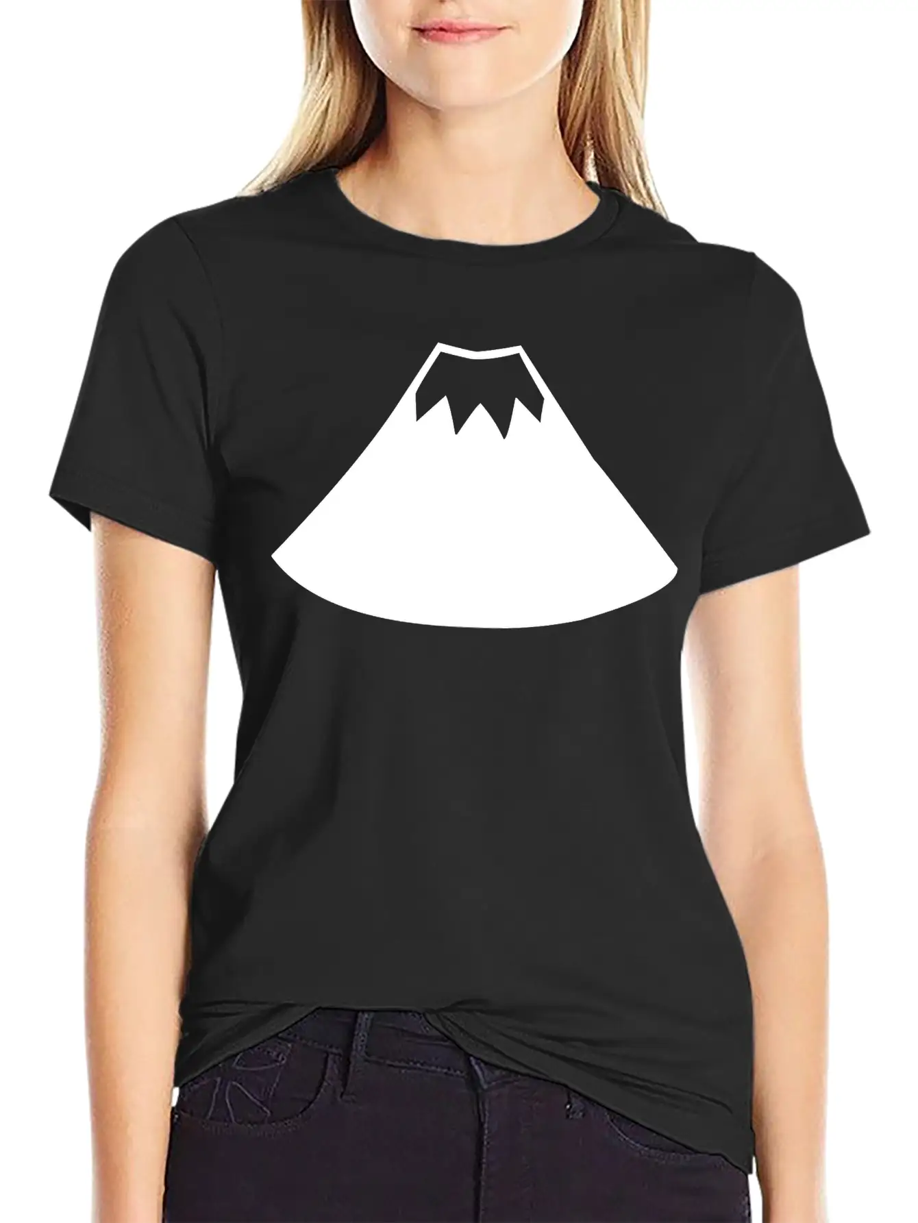 A Sleeping Volcano Comfortable Minimalist Graphic Tee – Summer Style Essential