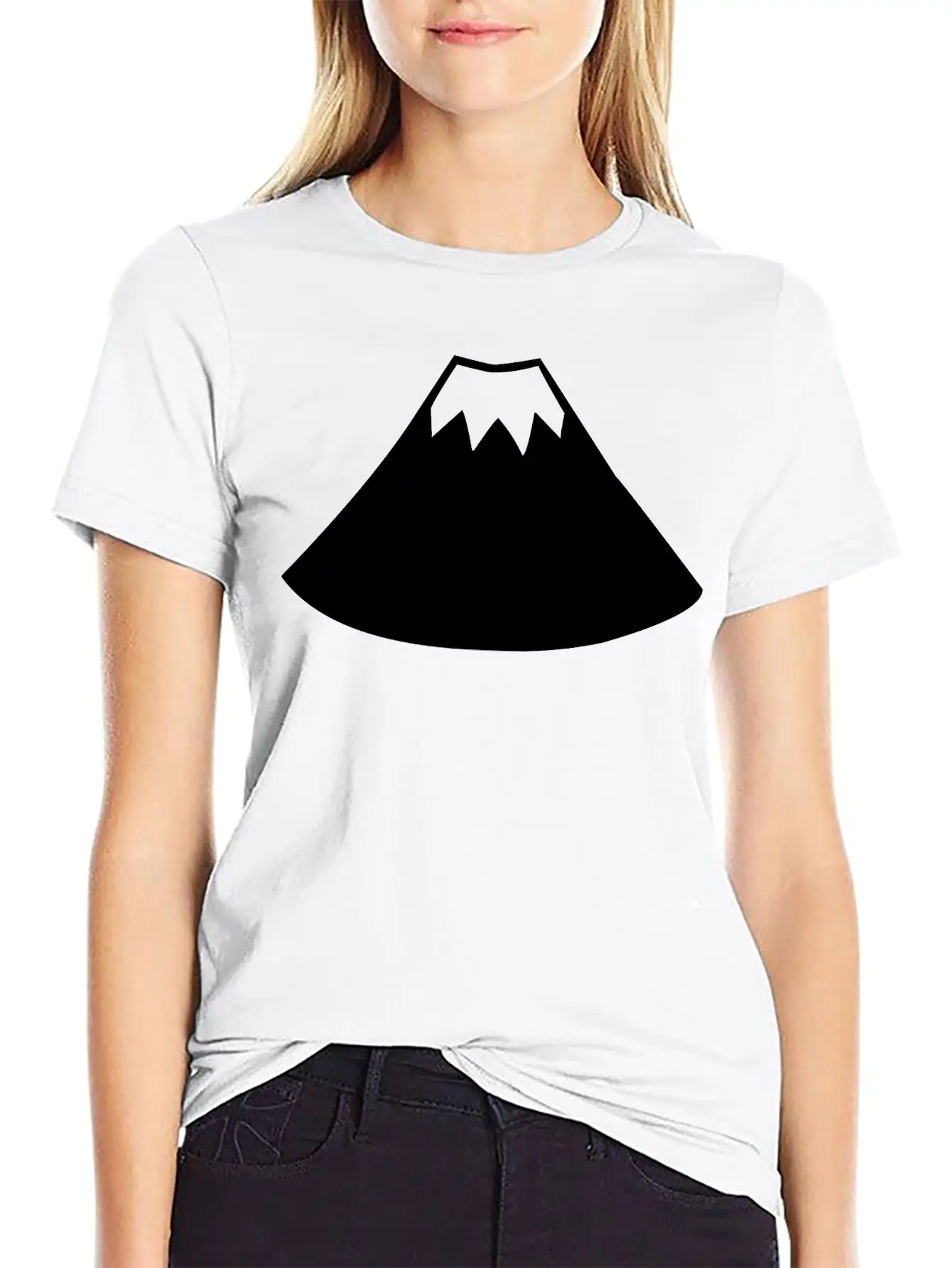 A Sleeping Volcano Comfortable Minimalist Graphic Tee – Summer Style Essential