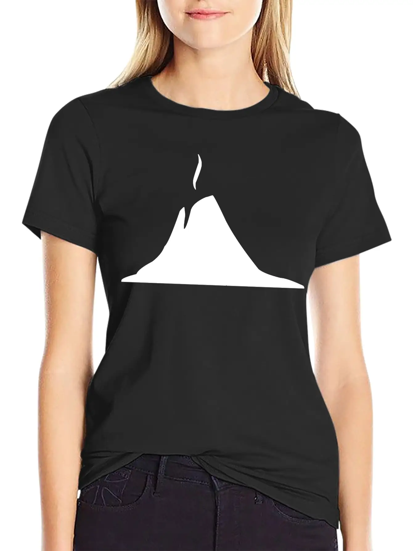 A Volcano Releasing Fumes Into The Atmosphere Timeless Short Sleeve Tee – Comfy And Minimalist Design
