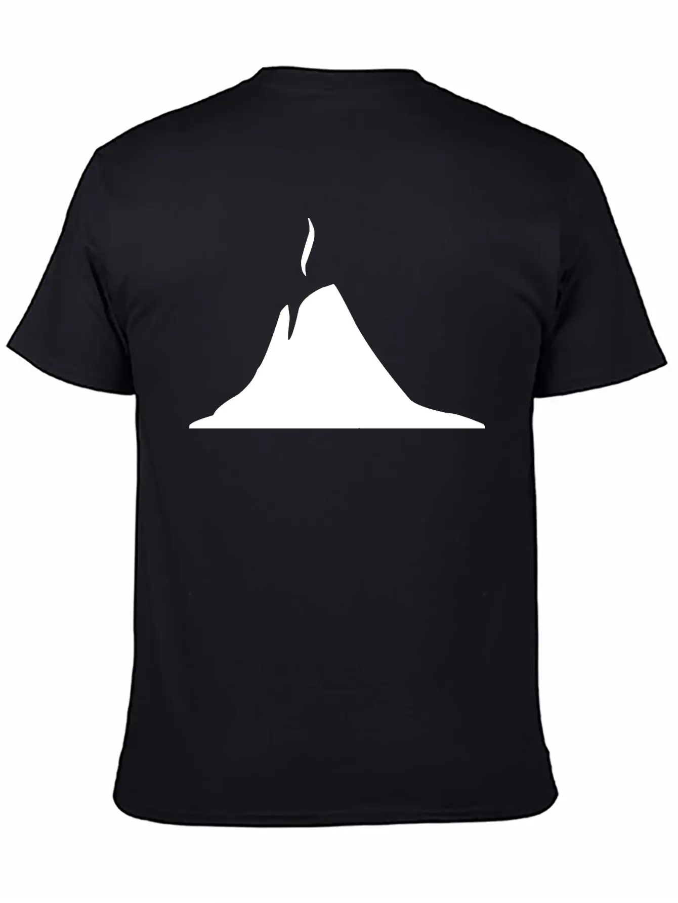 A Volcano Releasing Fumes Into The Atmosphere Timeless Short Sleeve Tee – Comfy And Minimalist Design