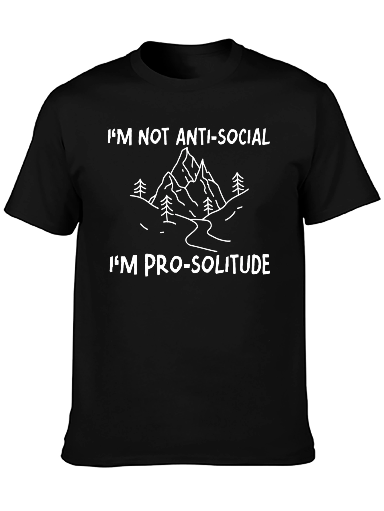 Anti-Social Pro-Solitude Graphic Tee